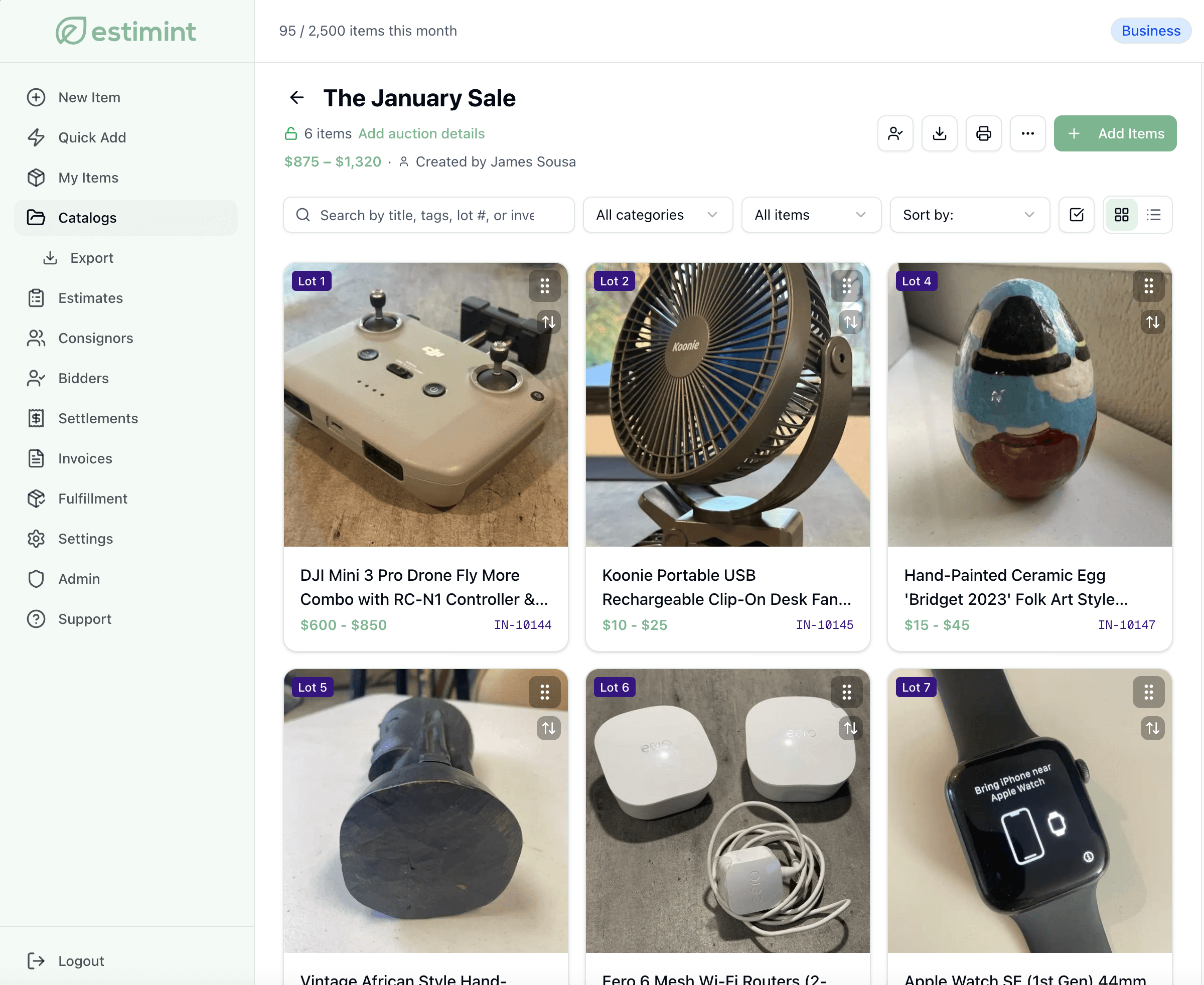 Estimint screenshot 4