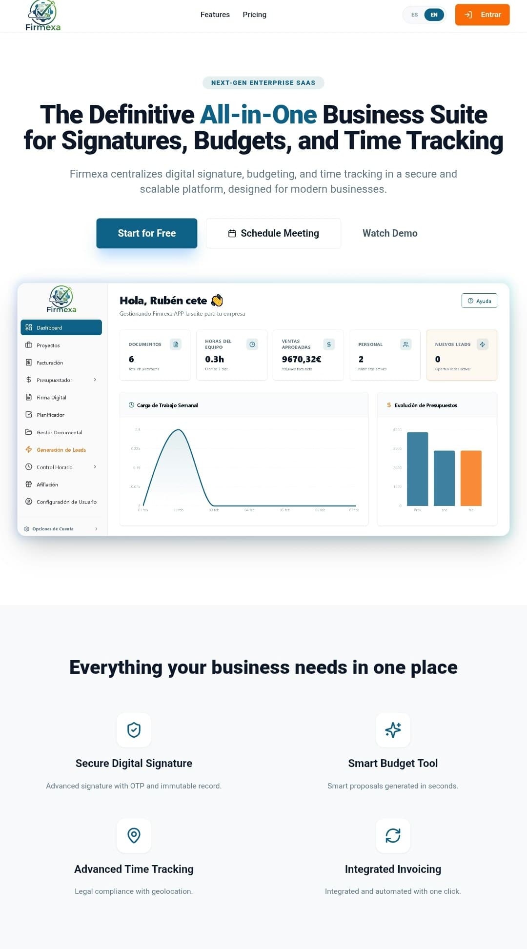 Firmexa signatures, time tracking & invo screenshot 8