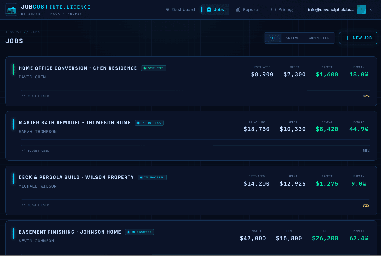 JobCost screenshot 5