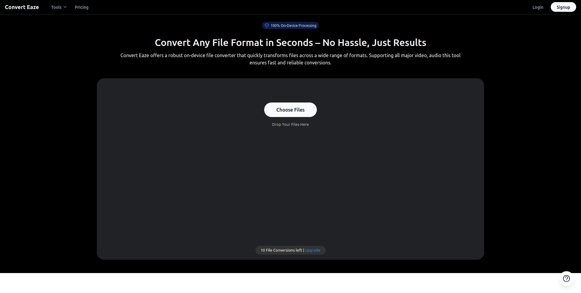 Convert Eaze screenshot 1