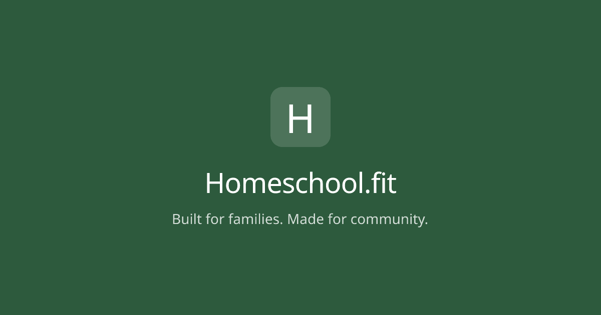 Homeschool.fit screenshot 1
