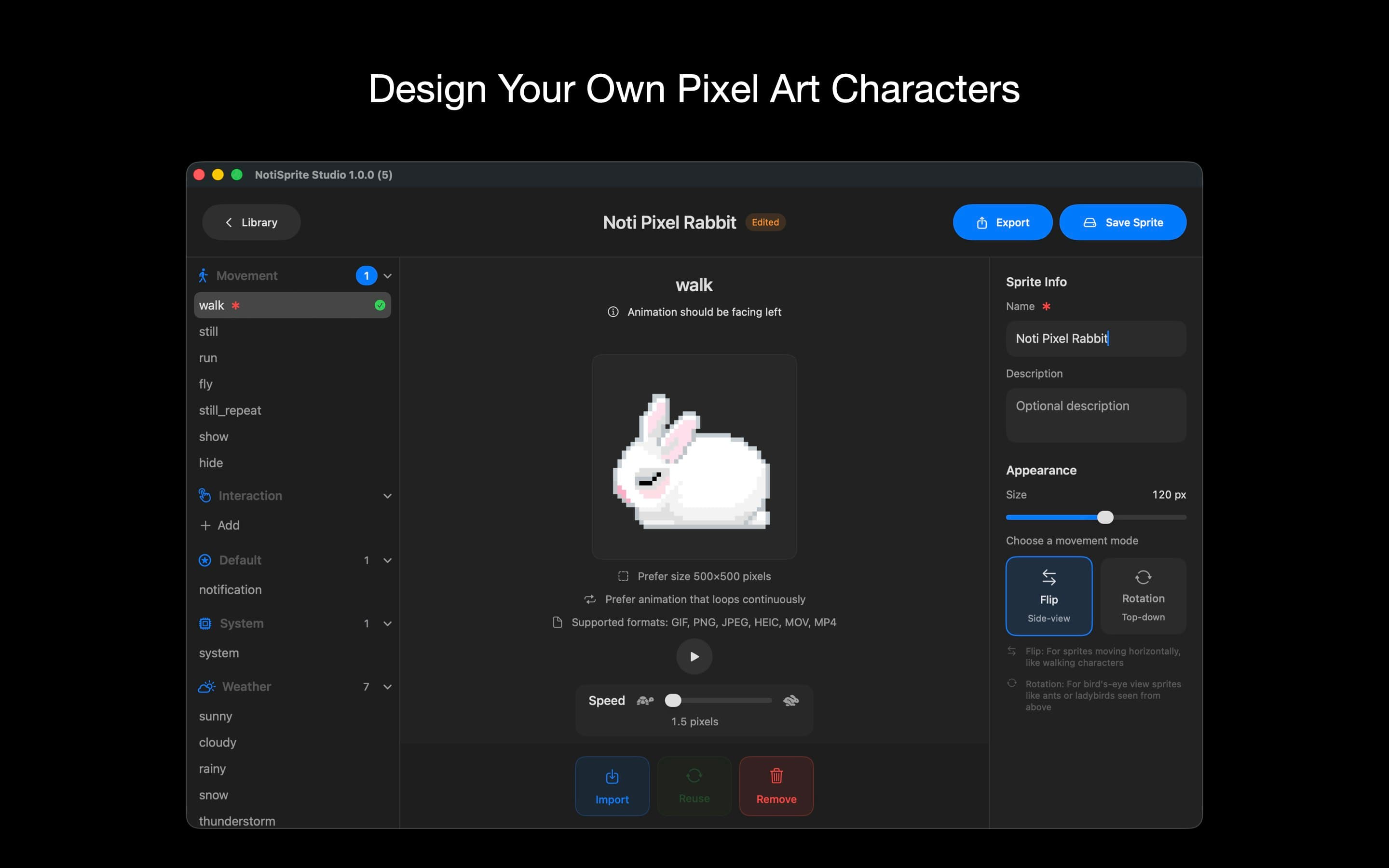 NotiSprite Studio: Desktop Pet Creator screenshot 4