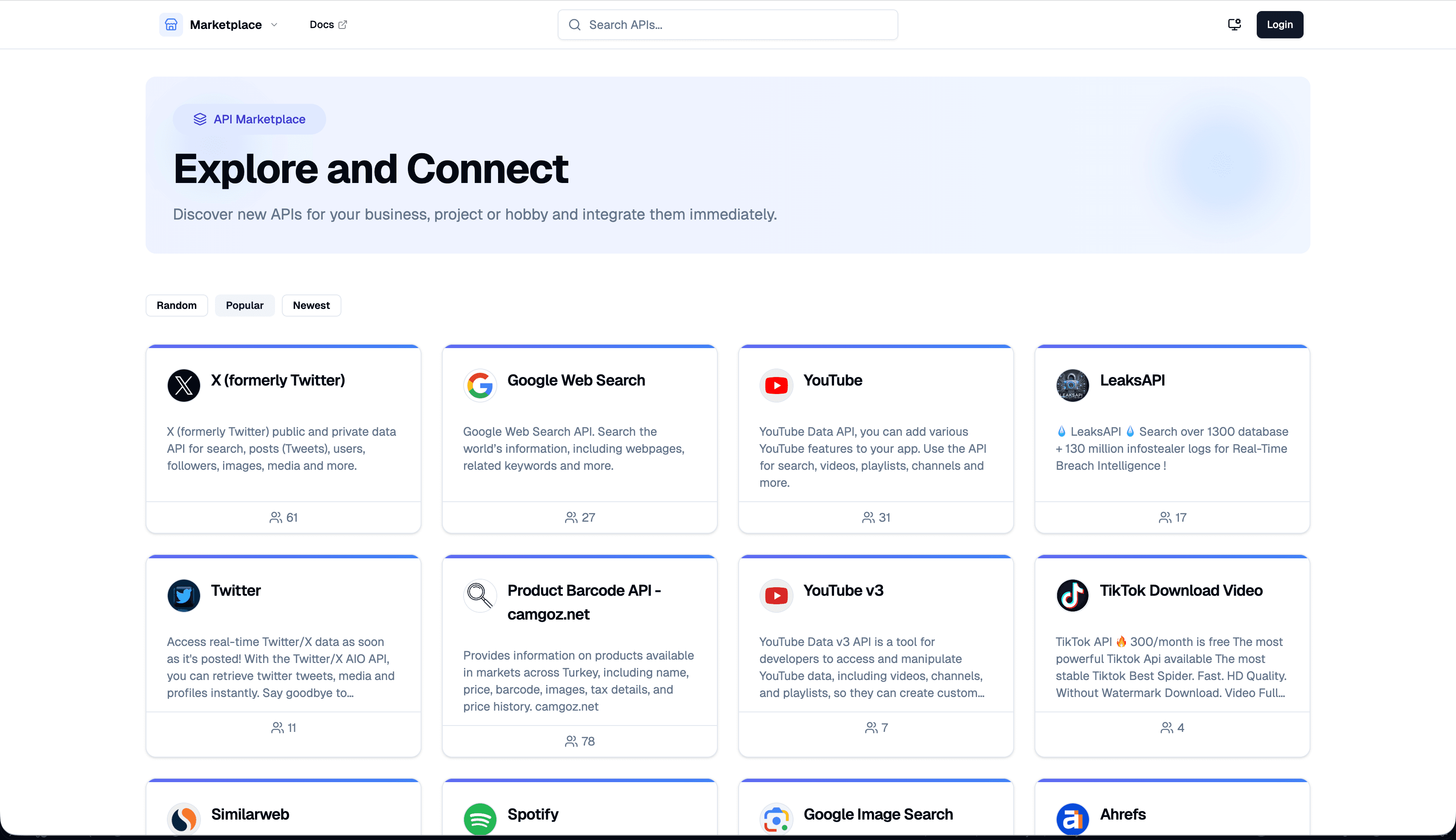 JoJ API screenshot 2