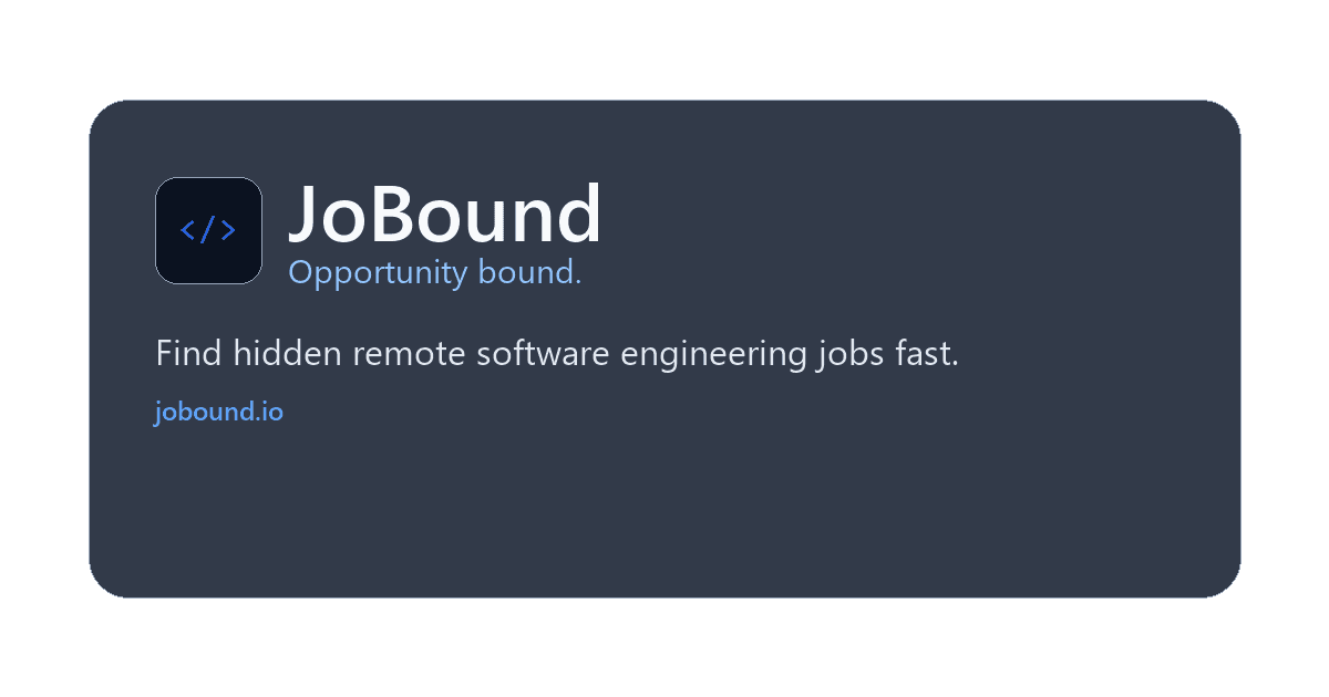 JoBound screenshot 2