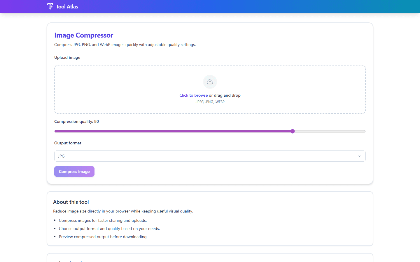 Tool Atlas: Free Online Toolbox screenshot 21
