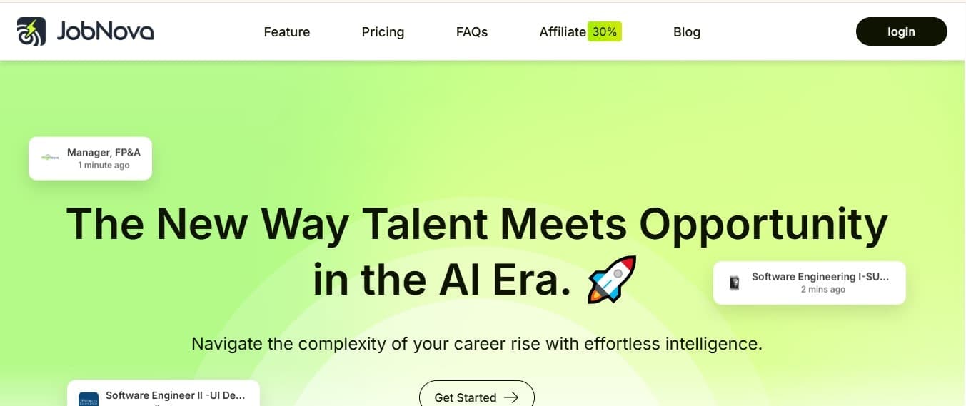 Jobnova screenshot 1