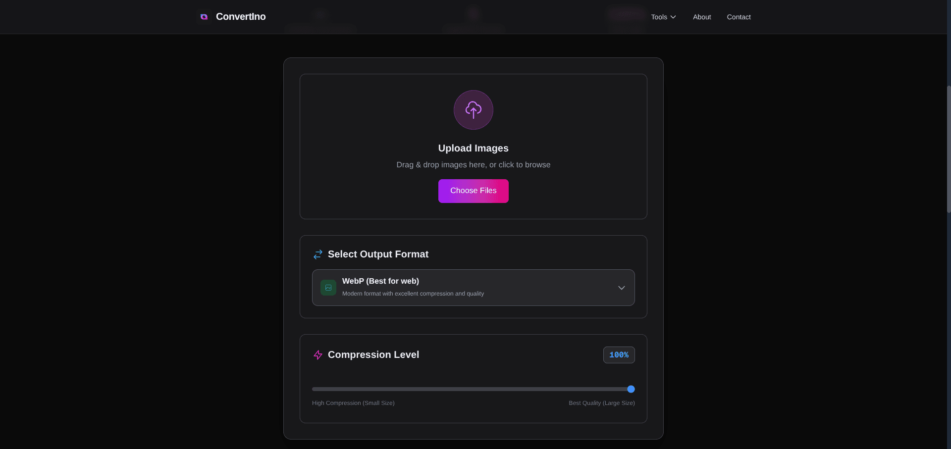 Convertino screenshot 2