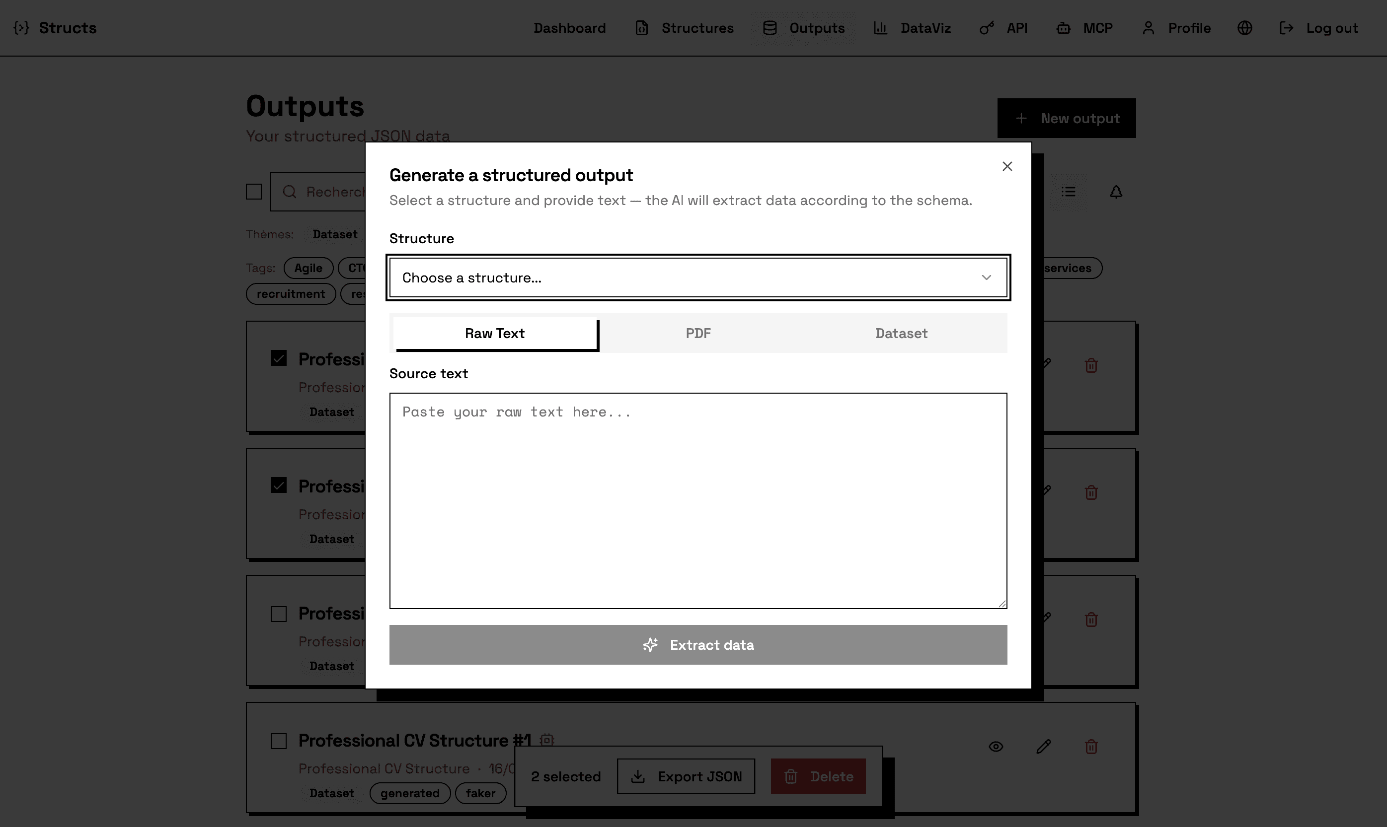 Structs screenshot 1