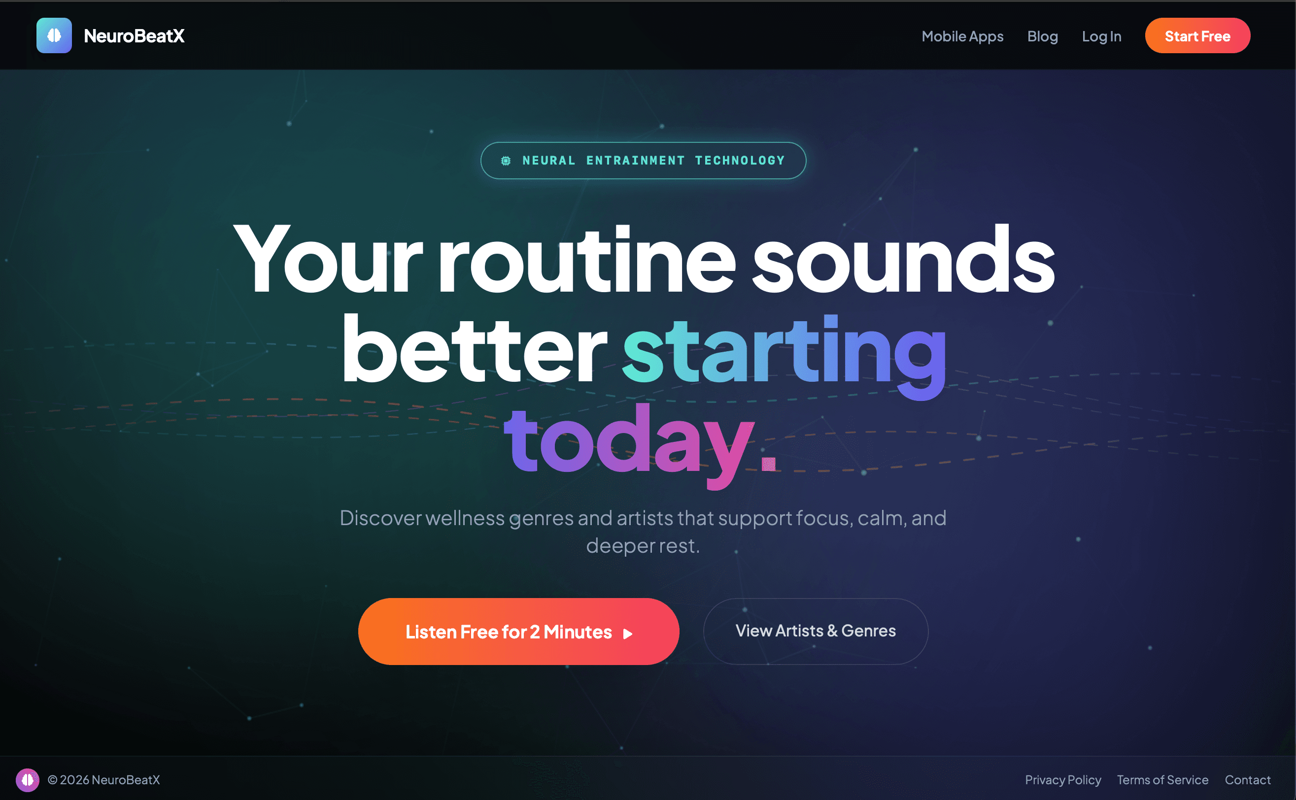 NeuroBeatX screenshot 1