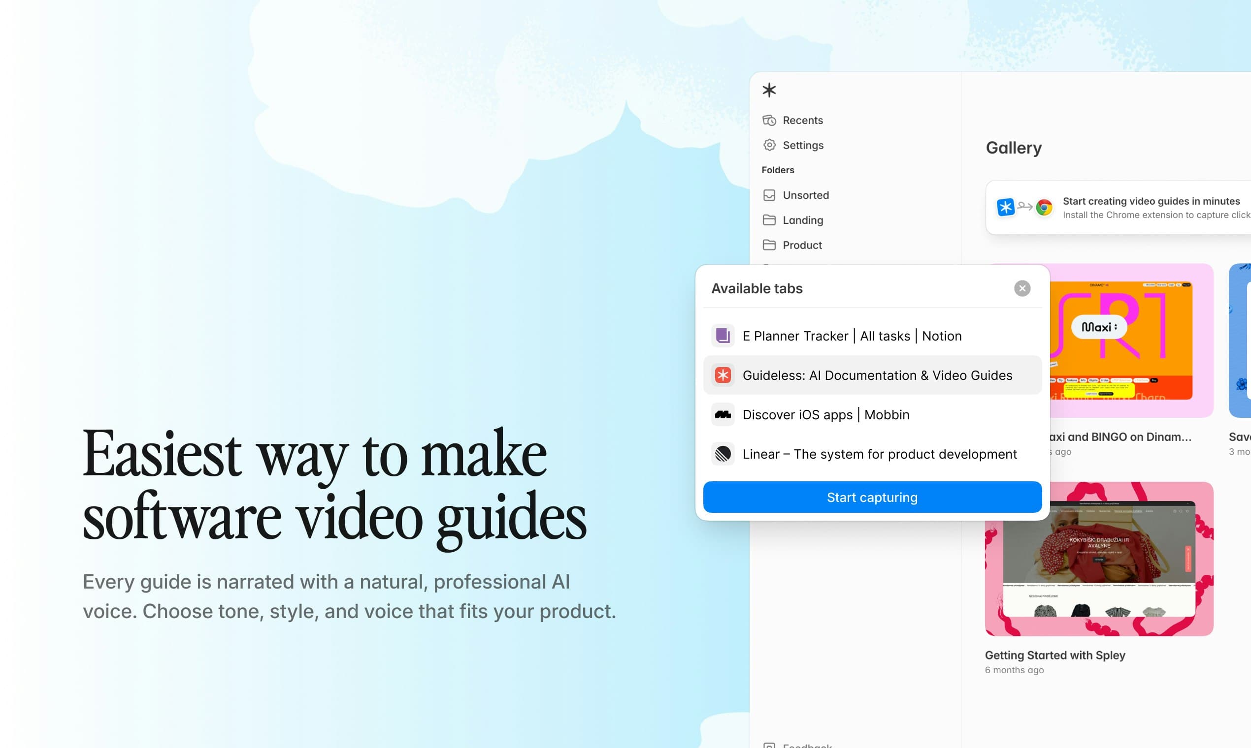 Guideless screenshot 2