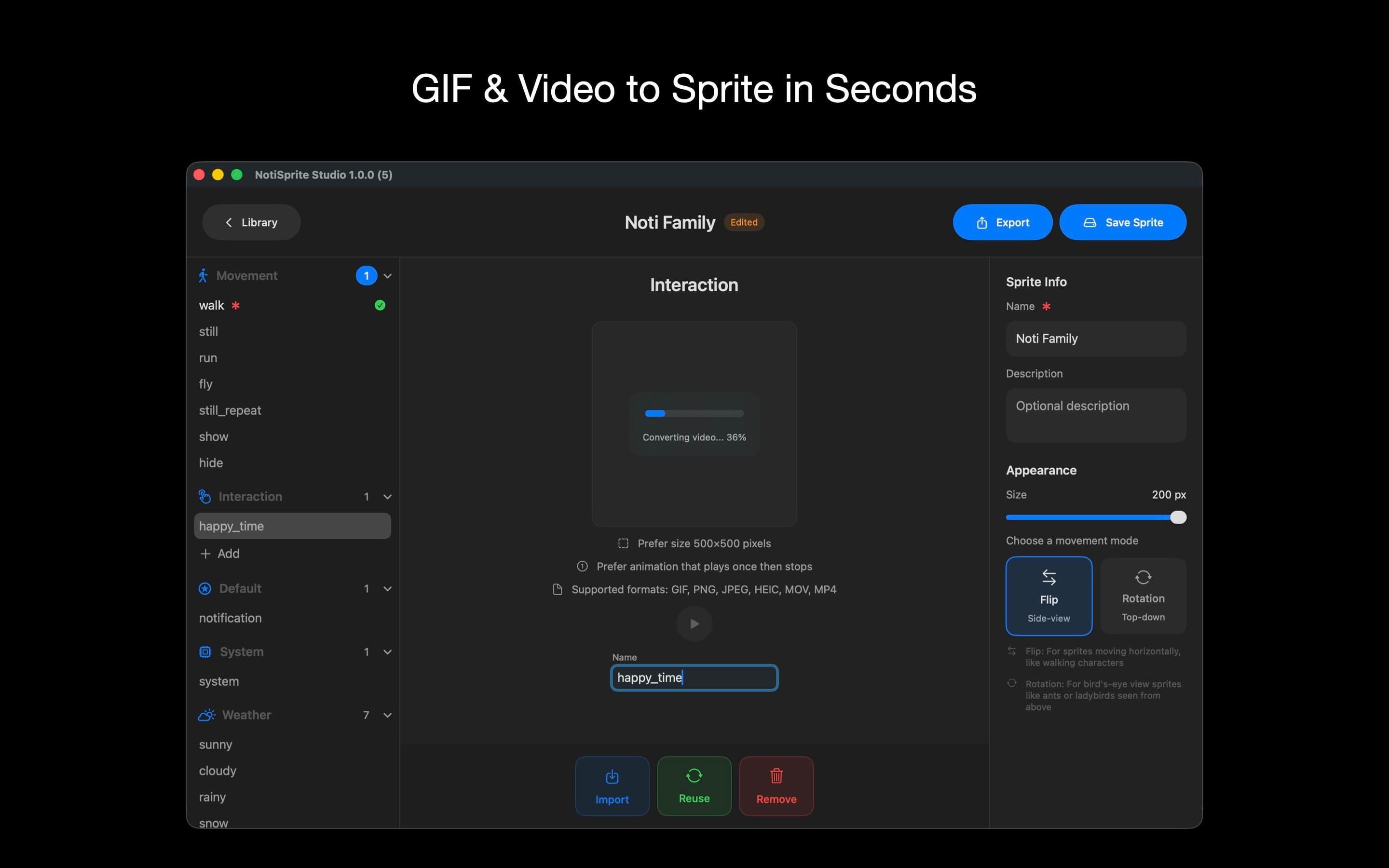 NotiSprite Studio: Desktop Pet Creator screenshot 7