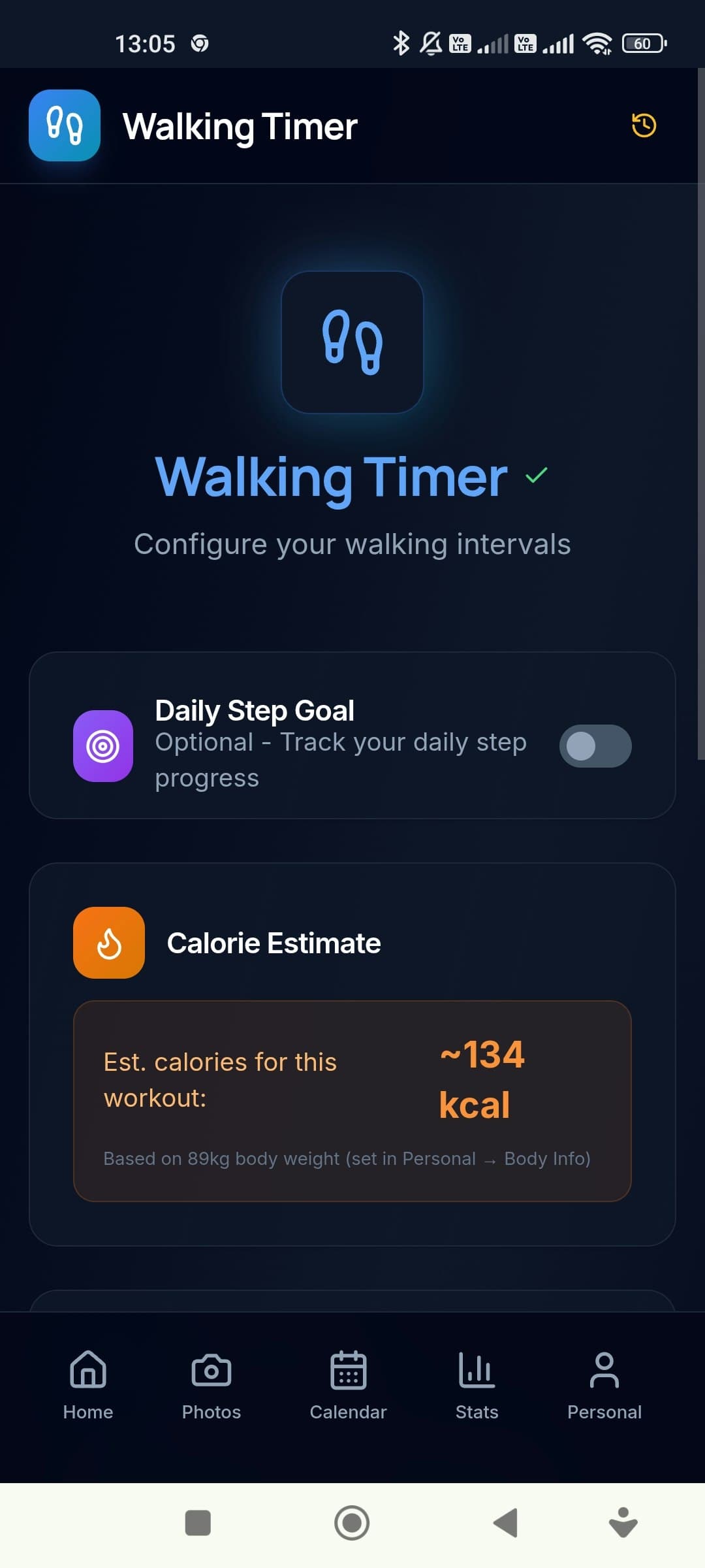 Fitness & Nutrition Notebook screenshot 5