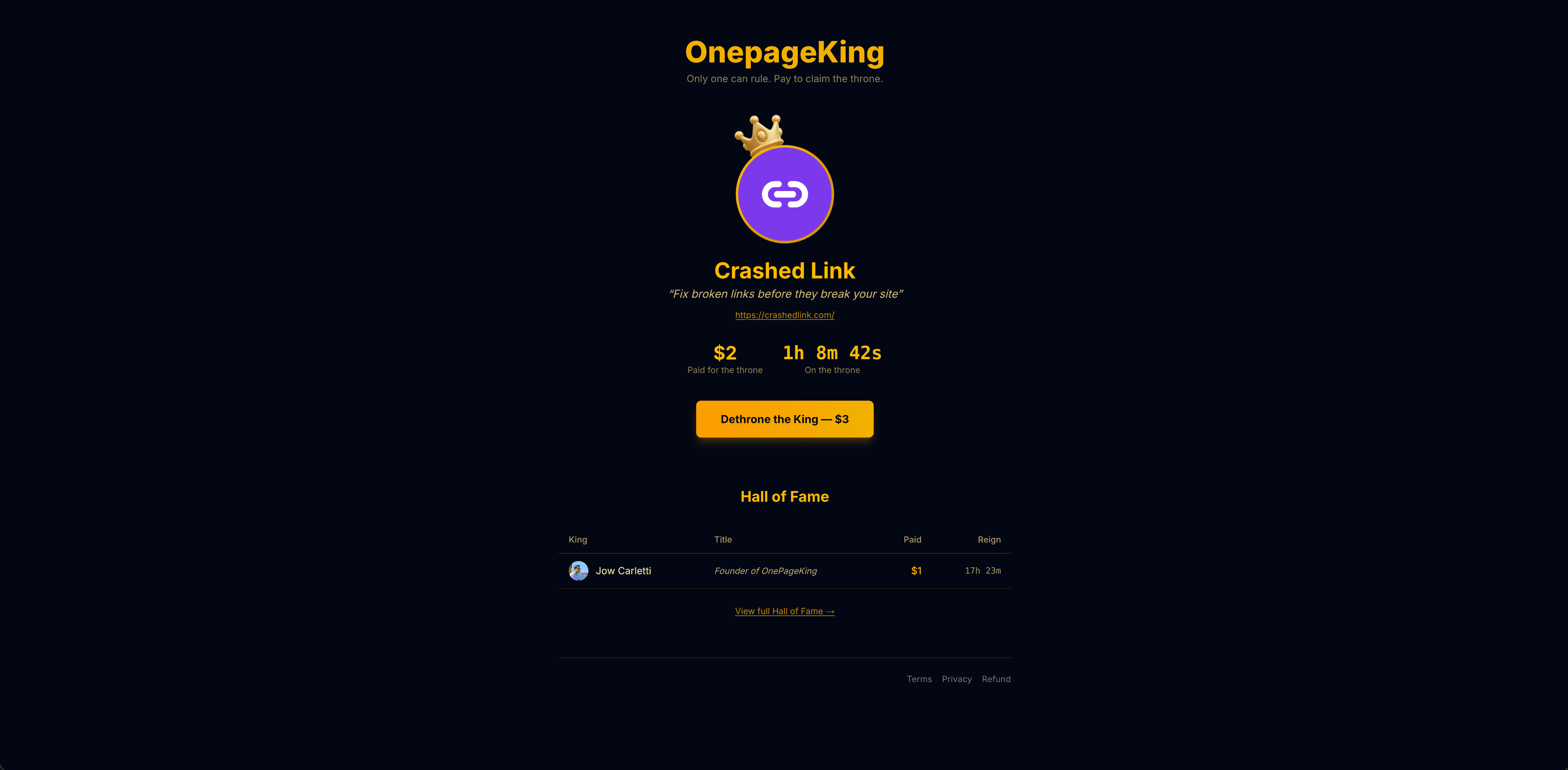 One Page King screenshot 1