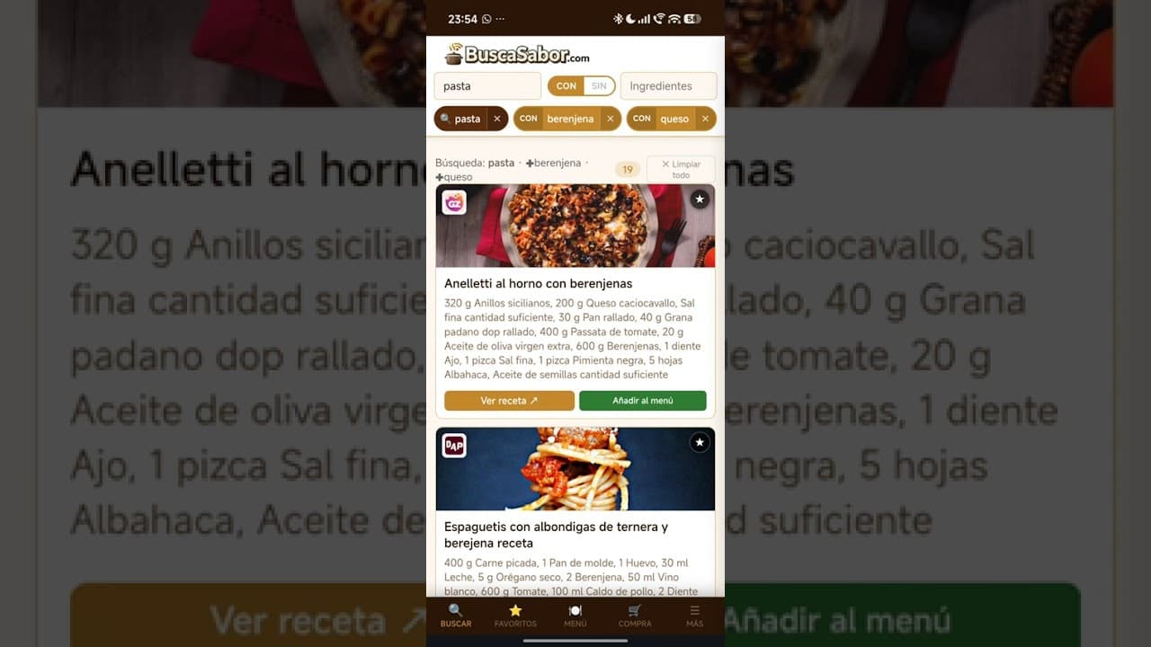 BuscaSabor screenshot 1