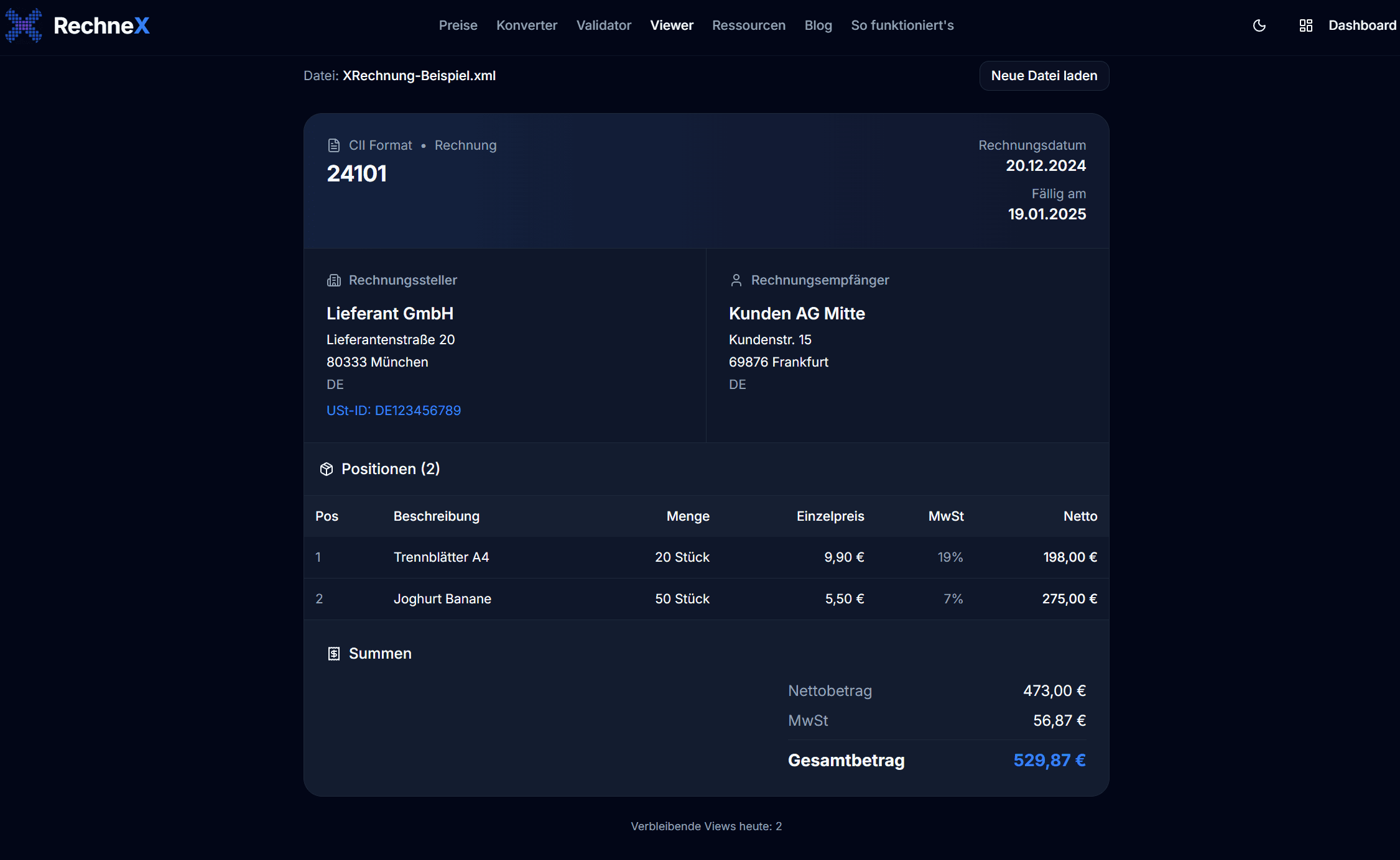 Rechnex screenshot 10