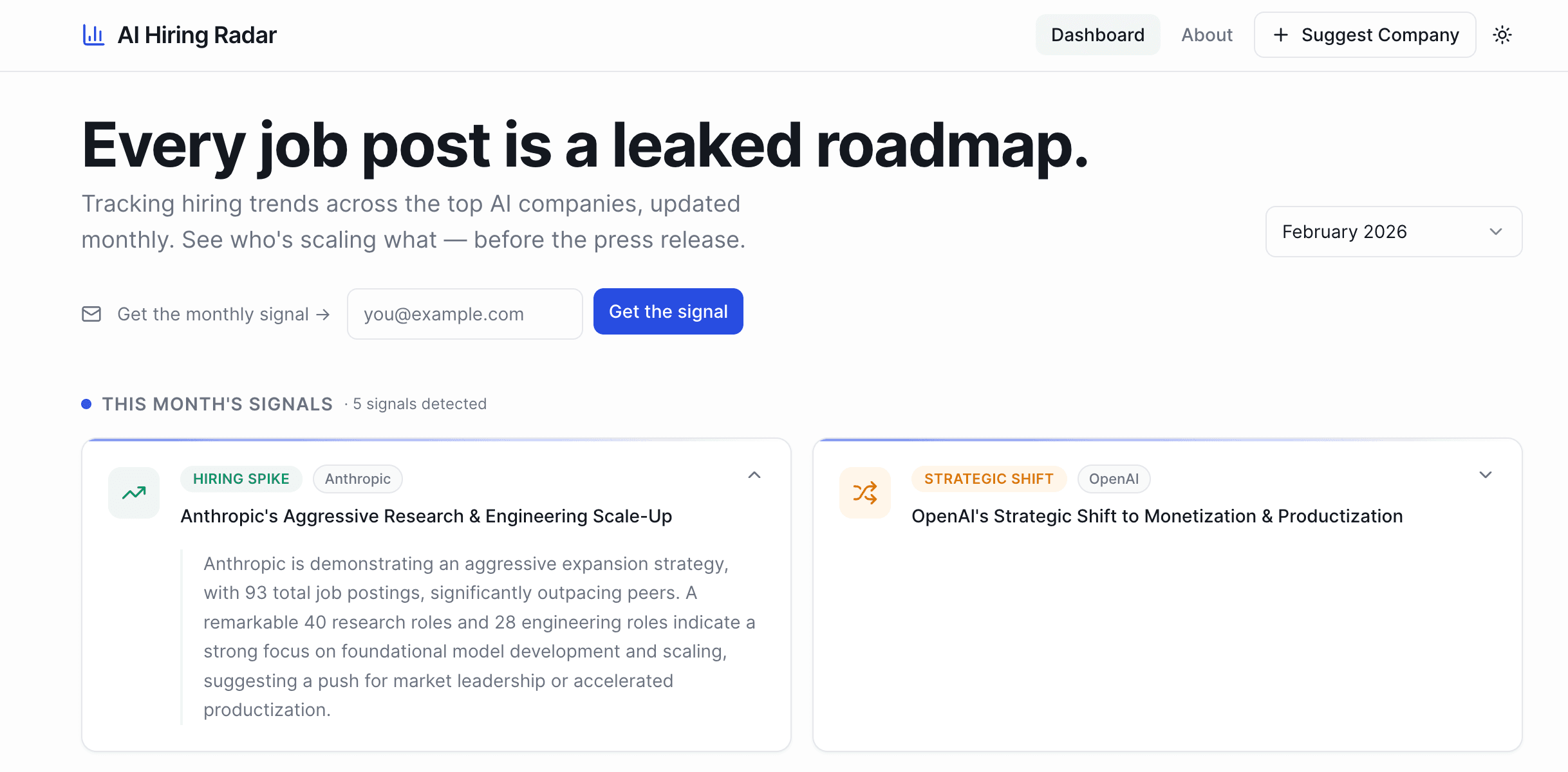 AI Hiring Radar screenshot 1
