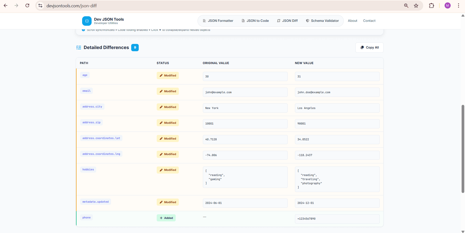 Dev JSON Tools screenshot 5