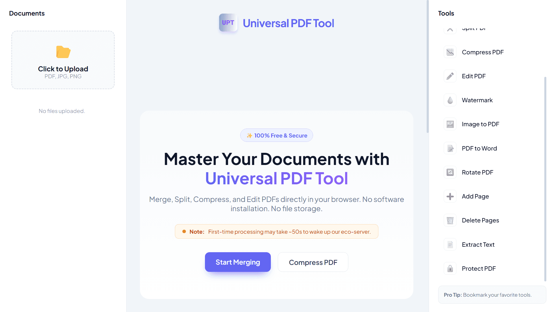 Universal PDF Tool screenshot 2