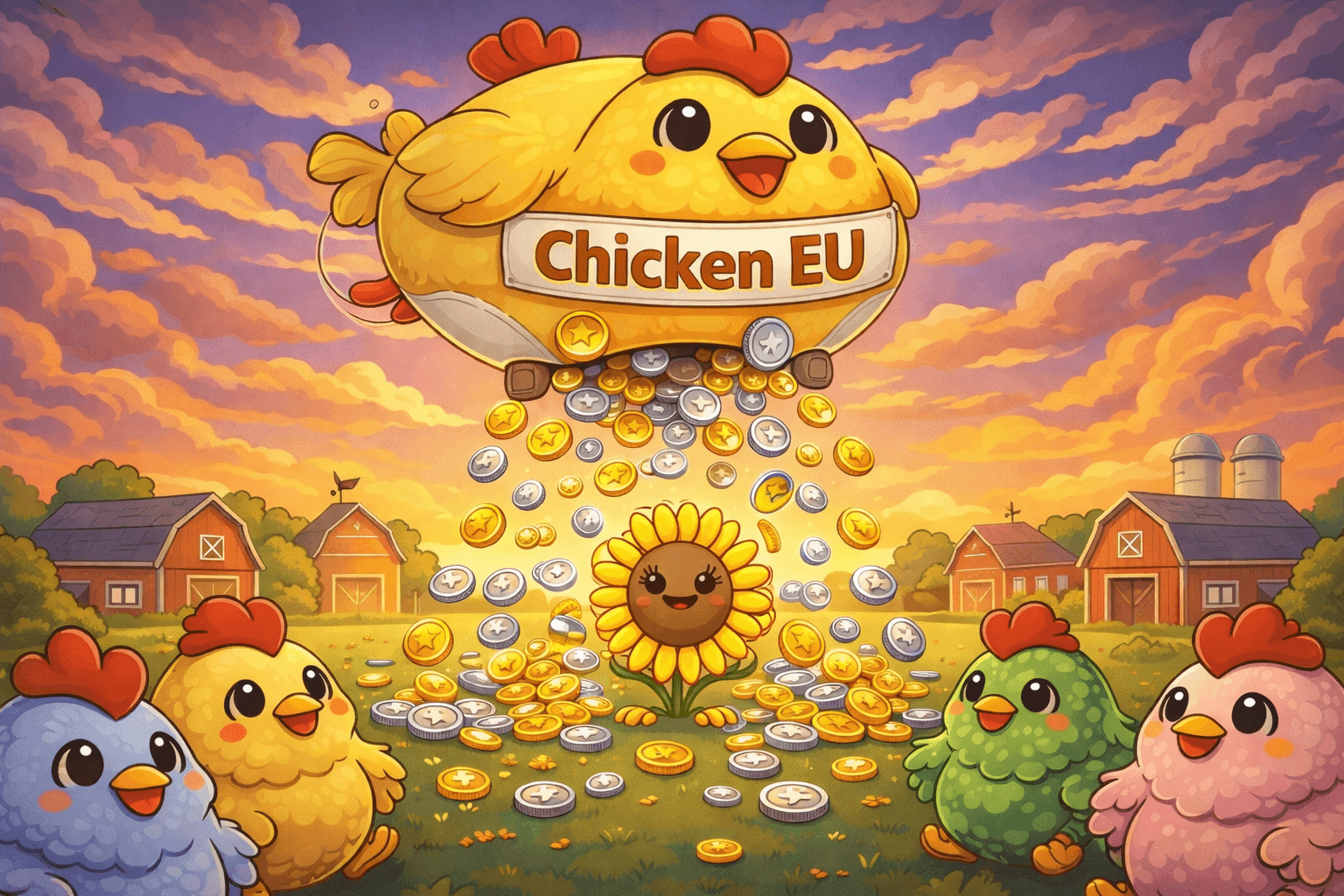 Chicken EU - Big Money Farm Game screenshot 3