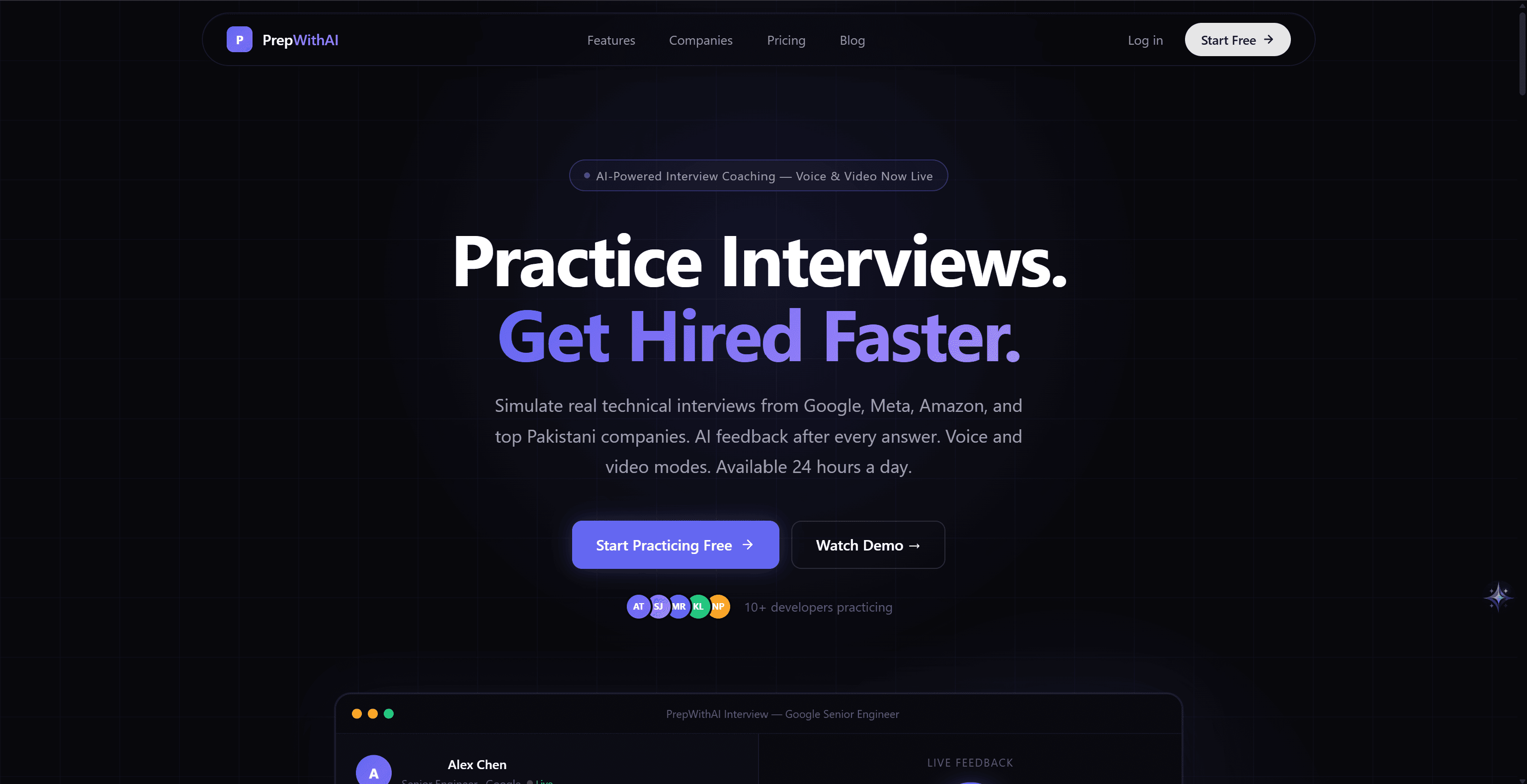 PrepWithAI screenshot 1