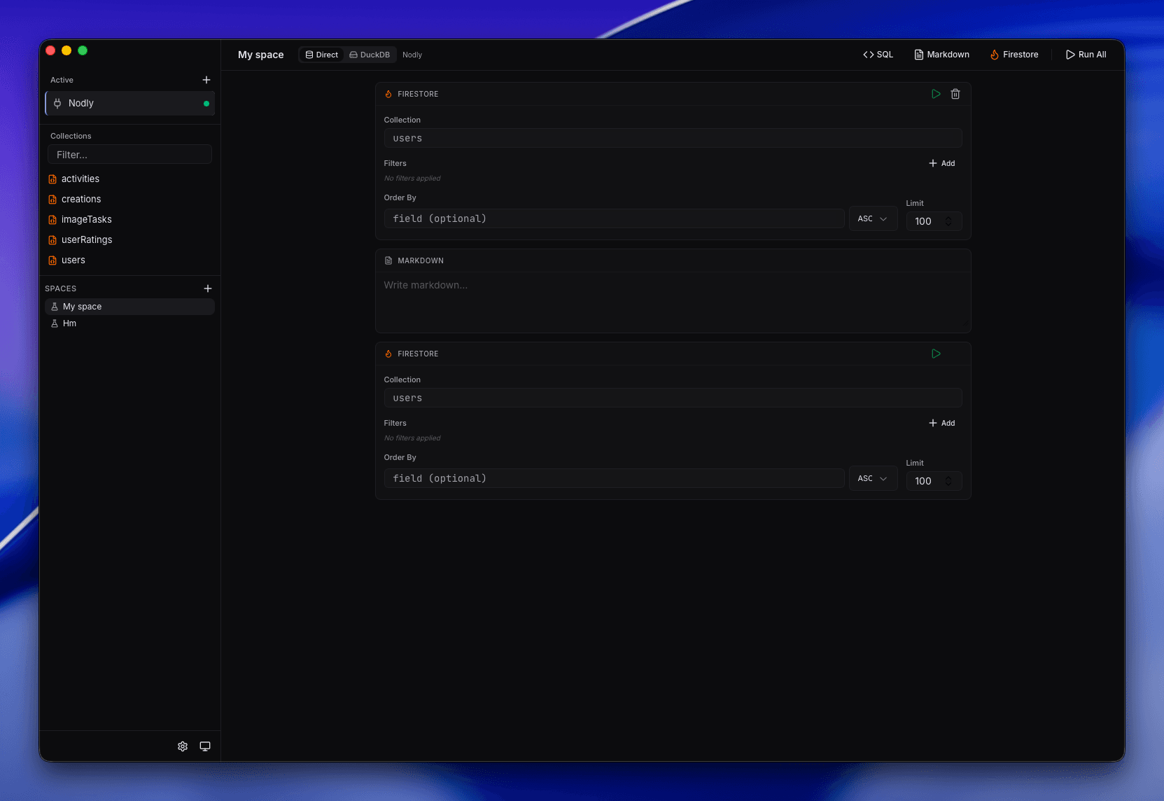 Queryline screenshot 3