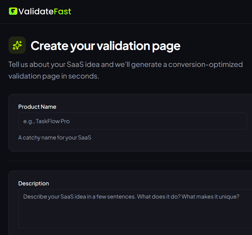 ValidateFast screenshot 1