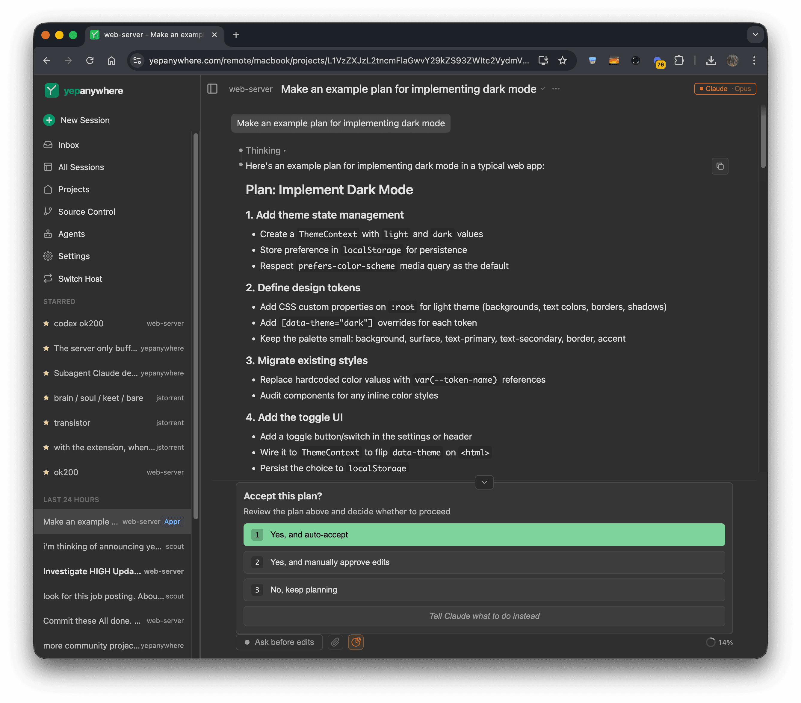 Yep Anywhere screenshot 18