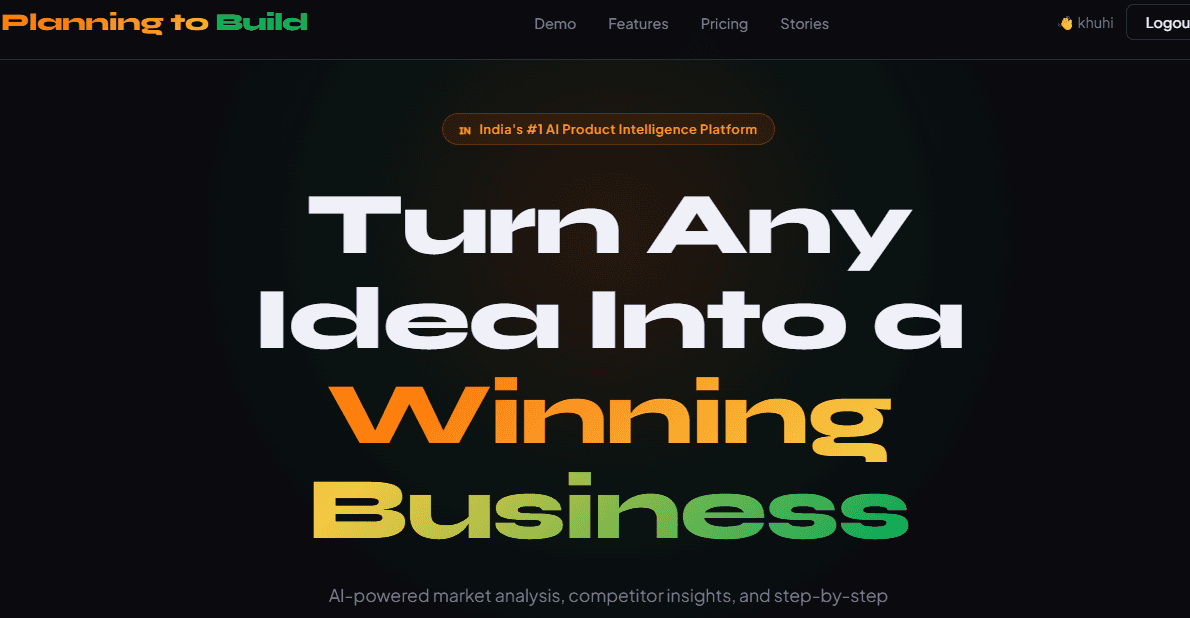 Planning to Build screenshot 1