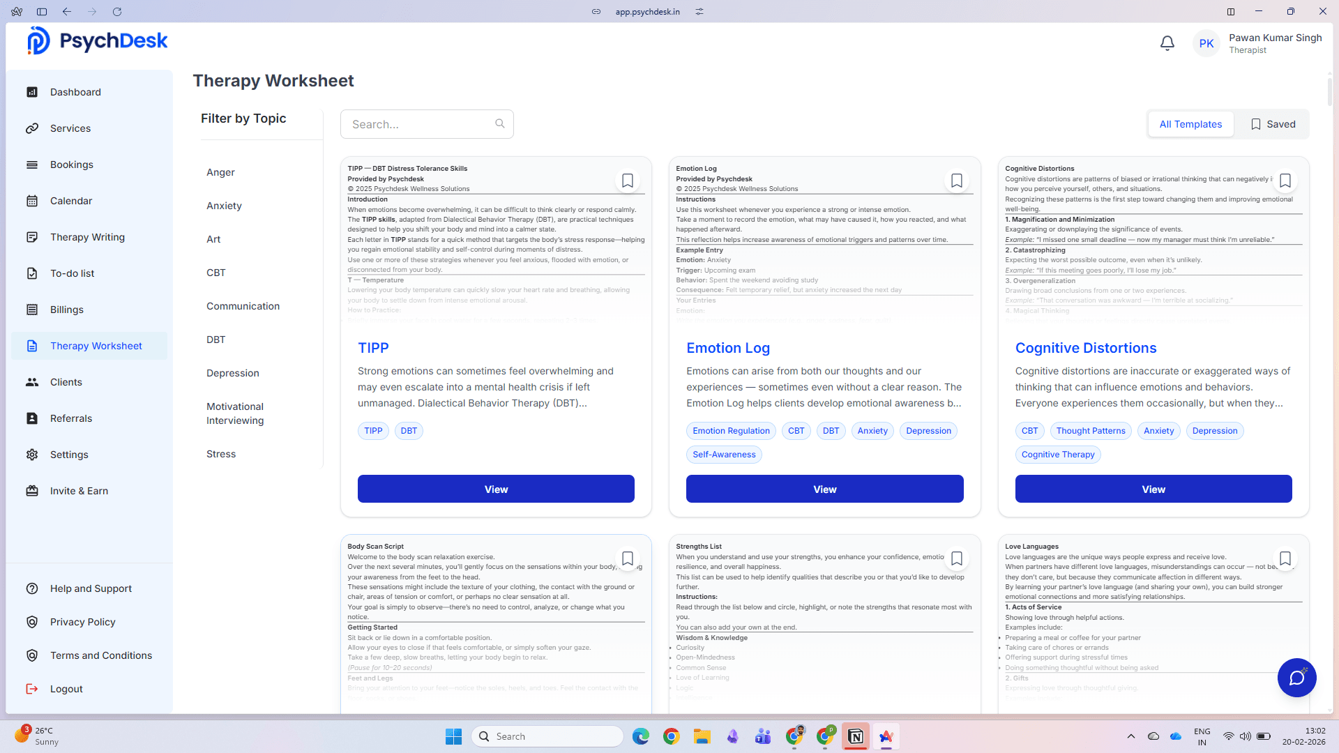 PsychDesk screenshot 5