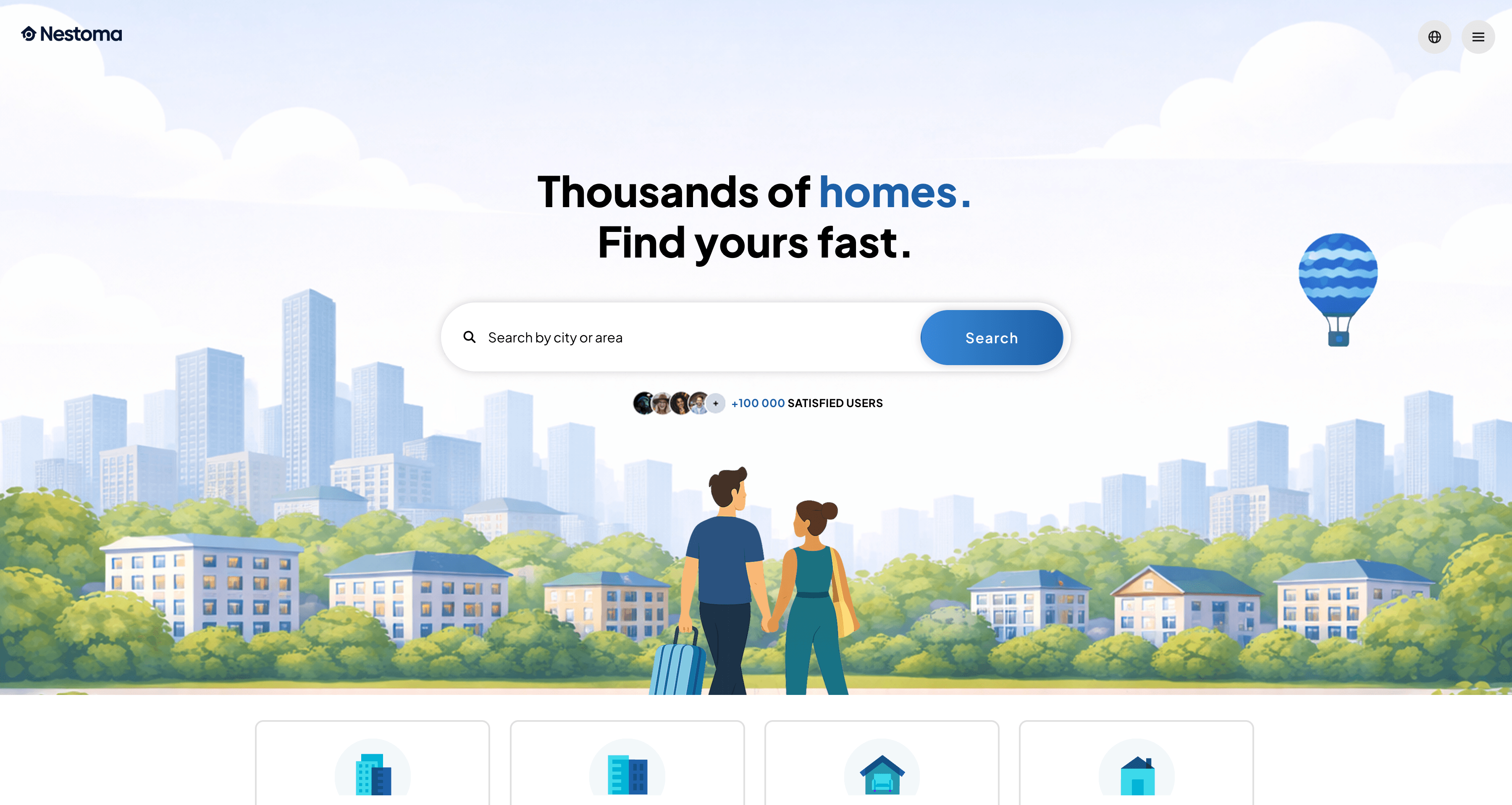 Nestoma.com screenshot 1