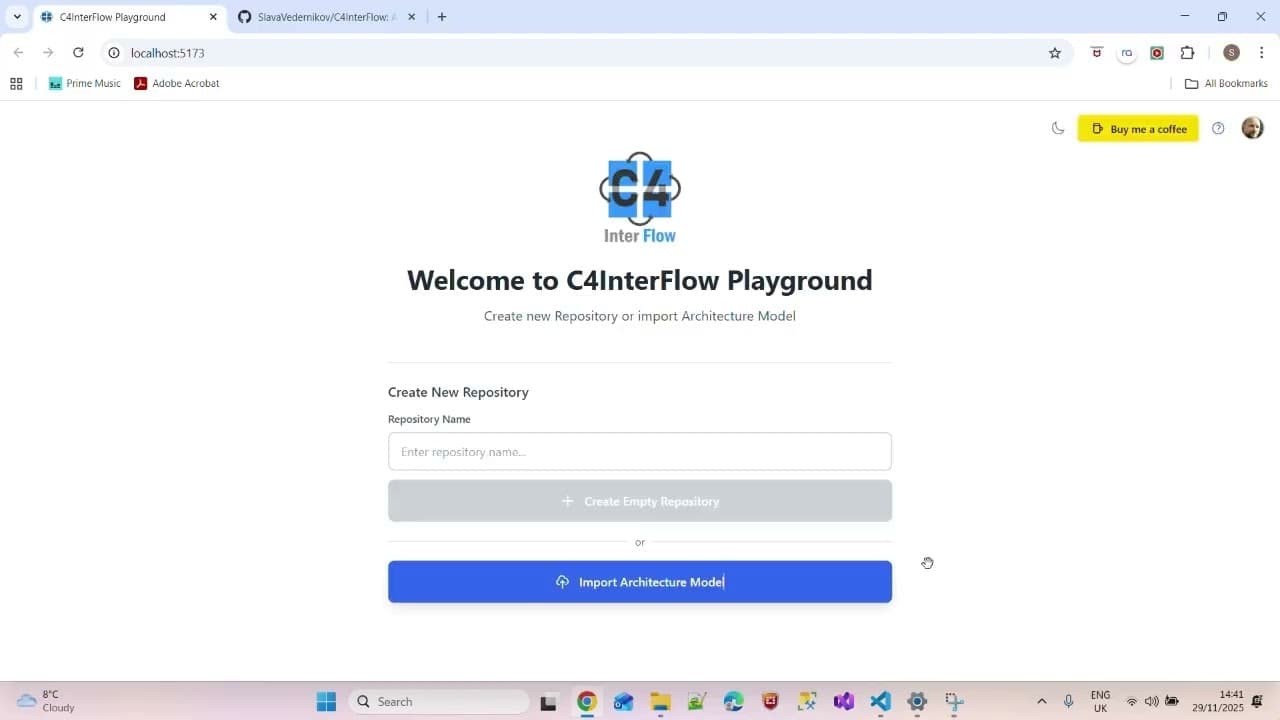 C4InterFlow Playground screenshot 1
