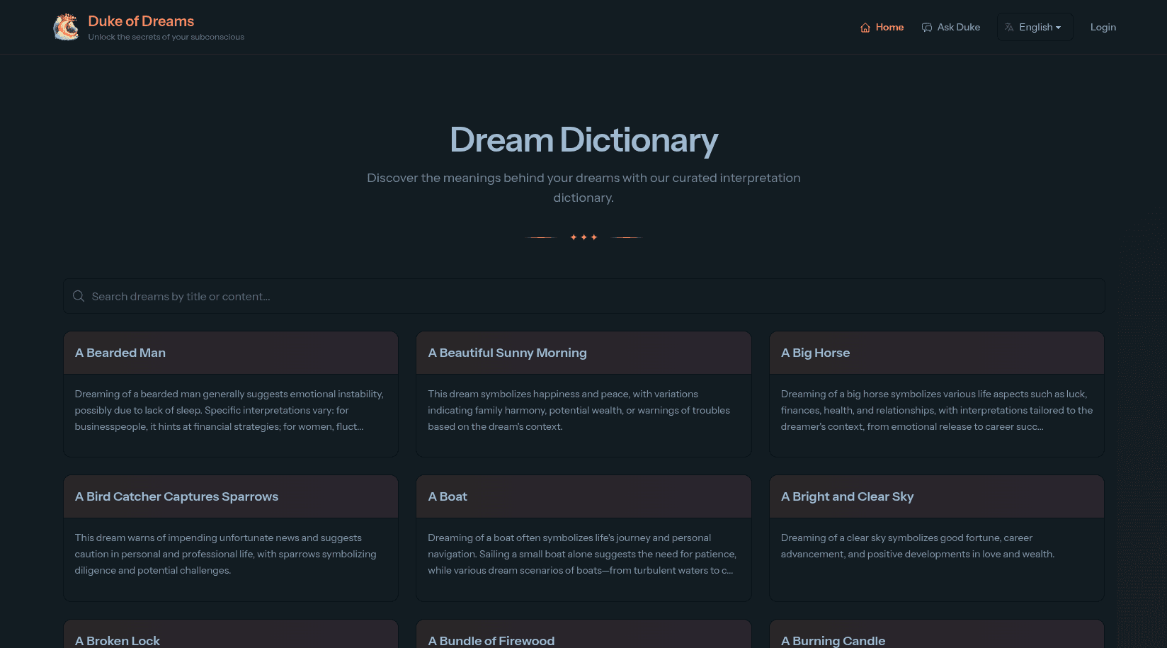 Duke of Dreams screenshot 1