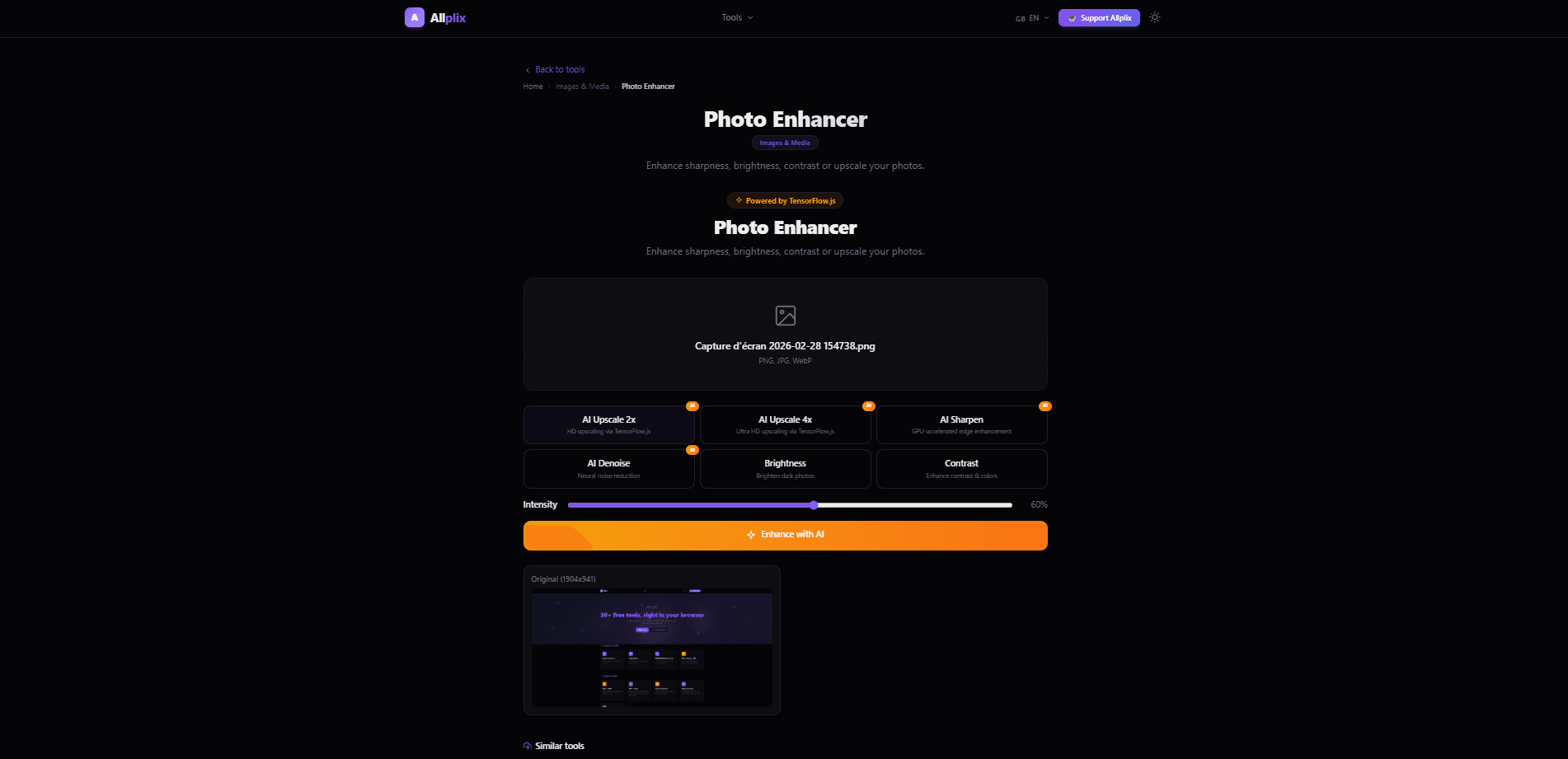 Allplix screenshot 2