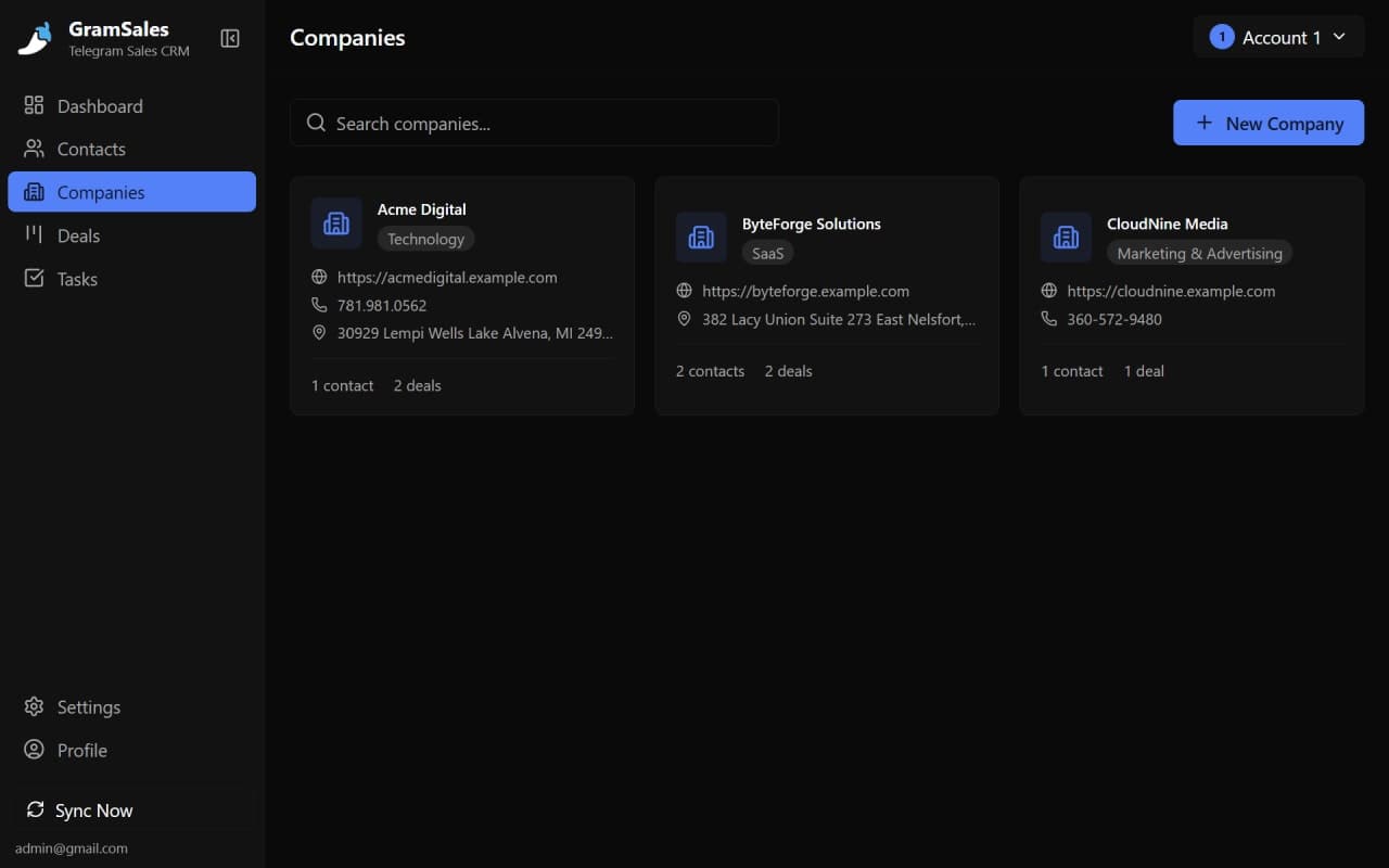 GramSales screenshot 1