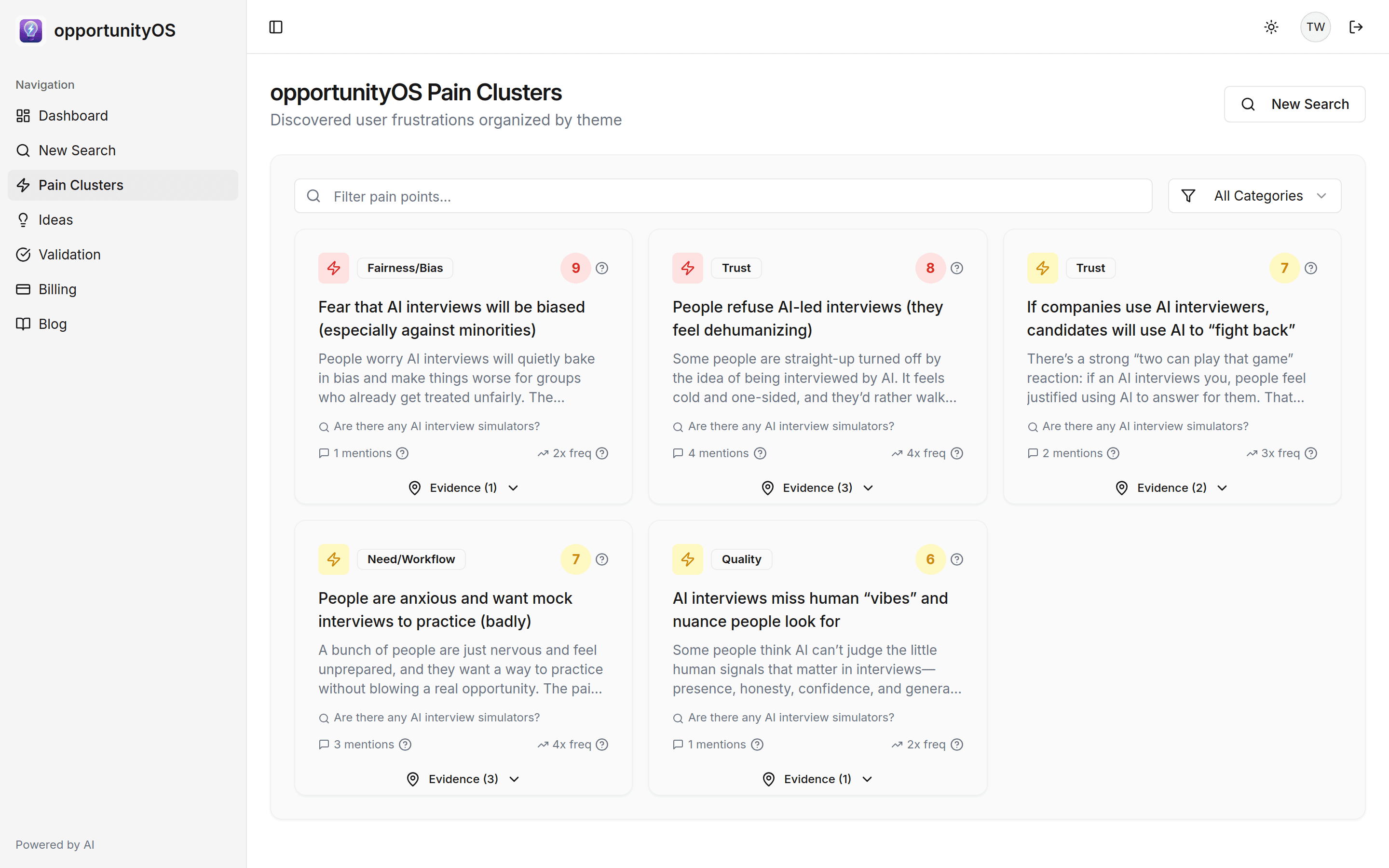 opportunityOS screenshot 1