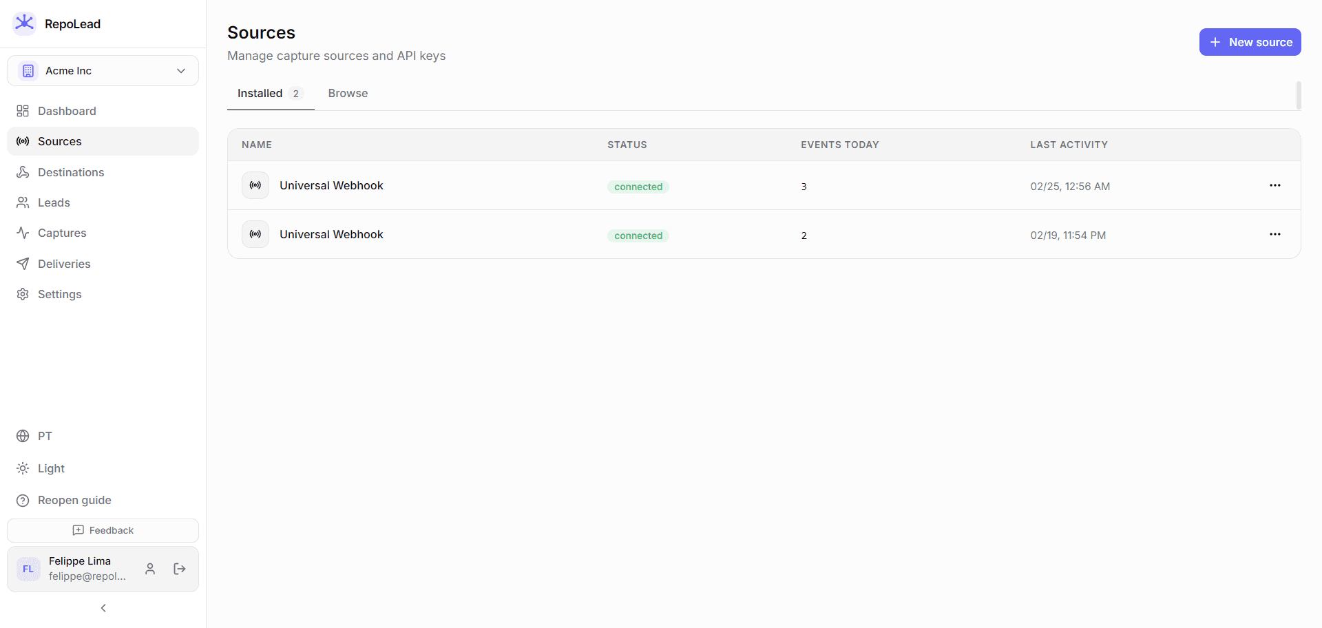 RepoLead screenshot 2