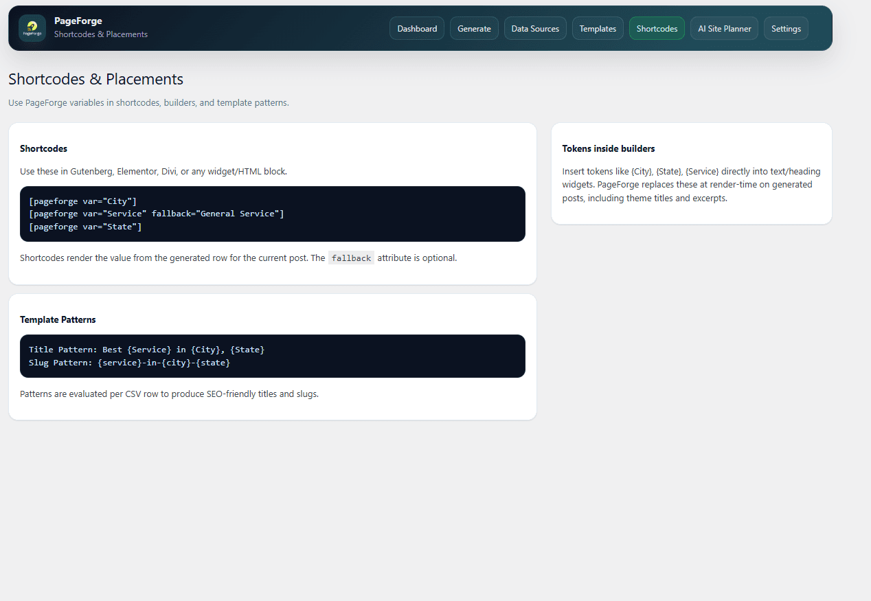 PageForge screenshot 3