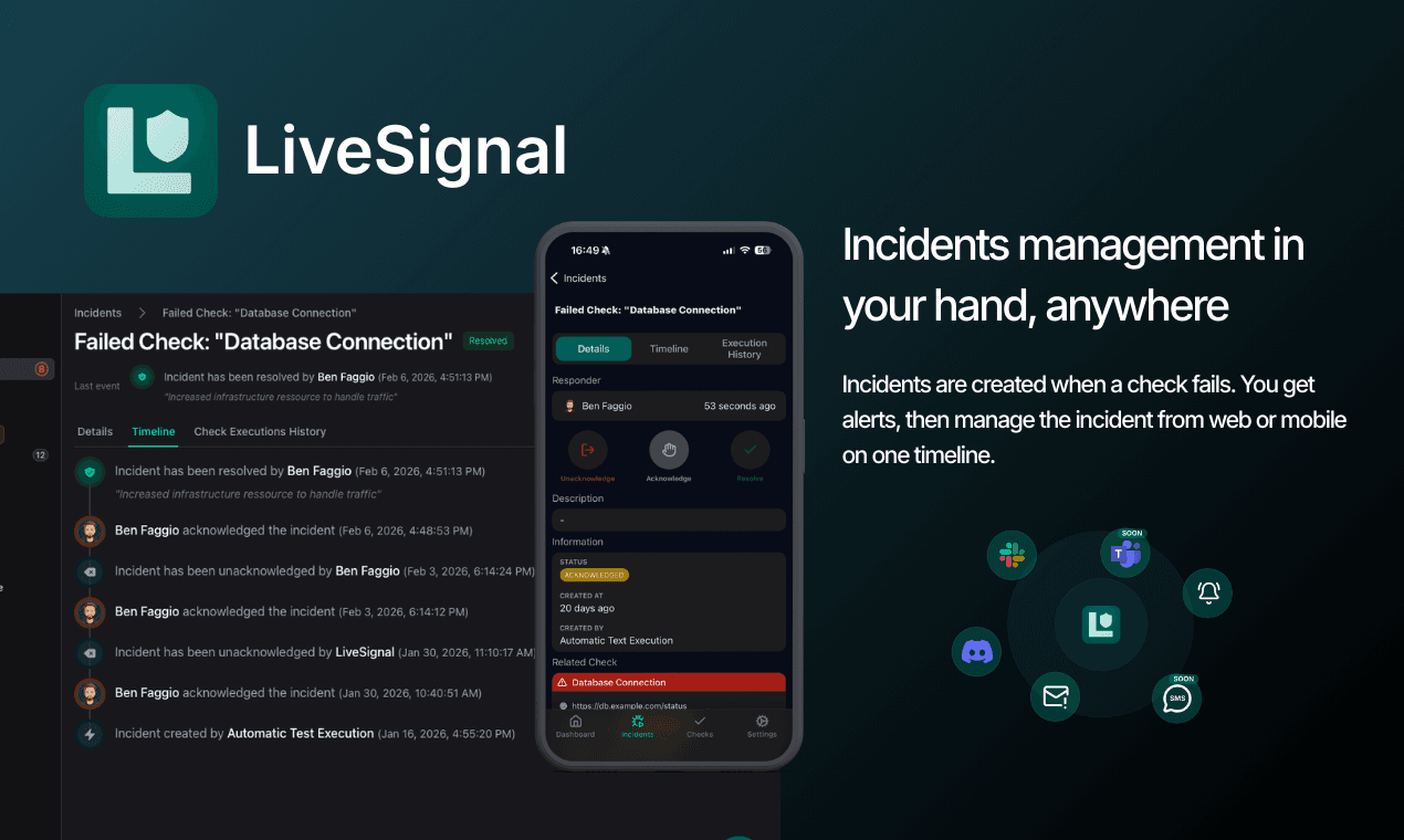 LiveSignal screenshot 2