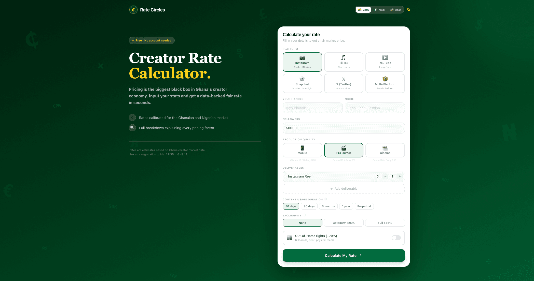 Rate Circles screenshot 1