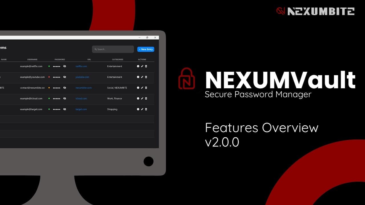 NEXUMVault screenshot 1