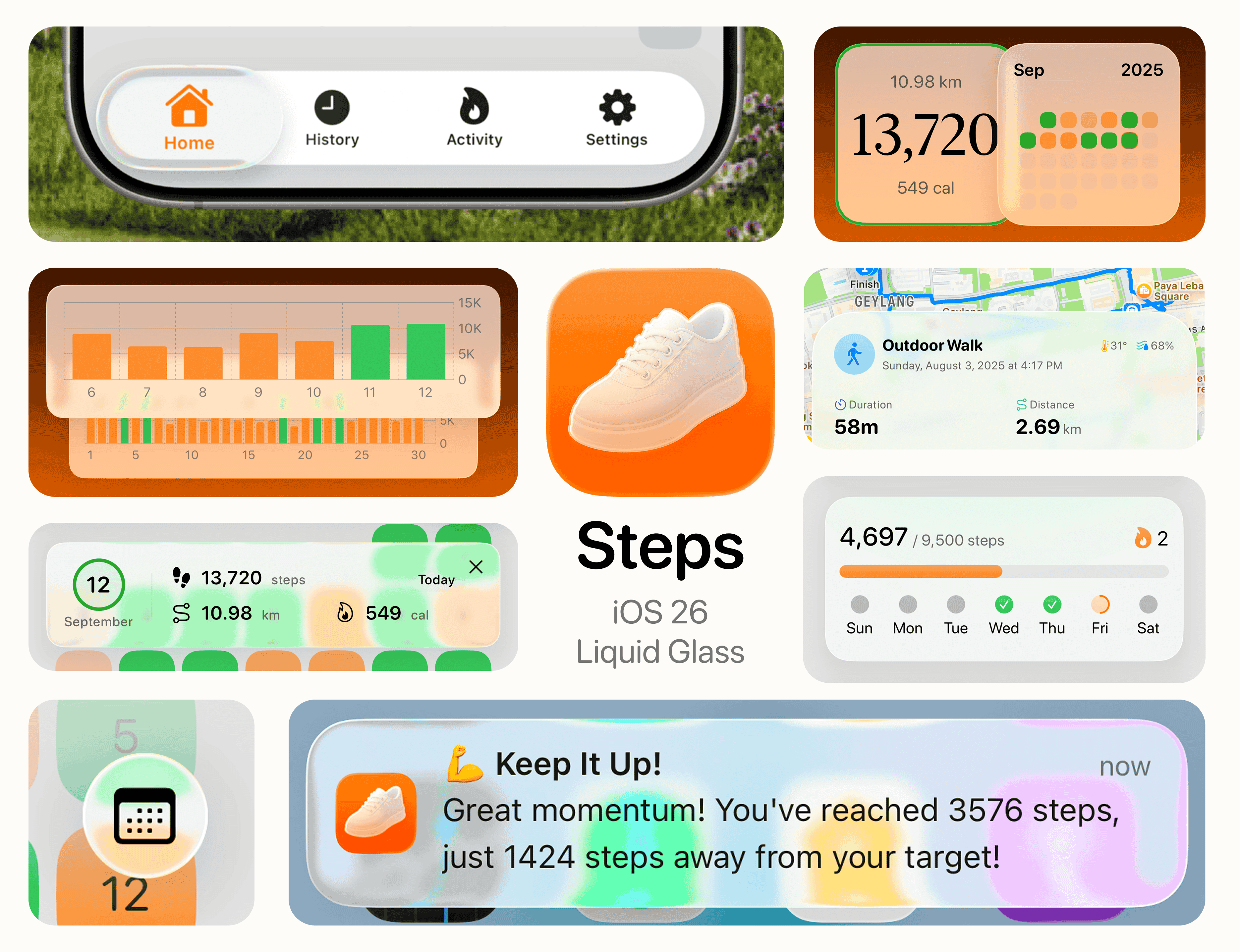 Steps: Workout & Pedometer screenshot 1