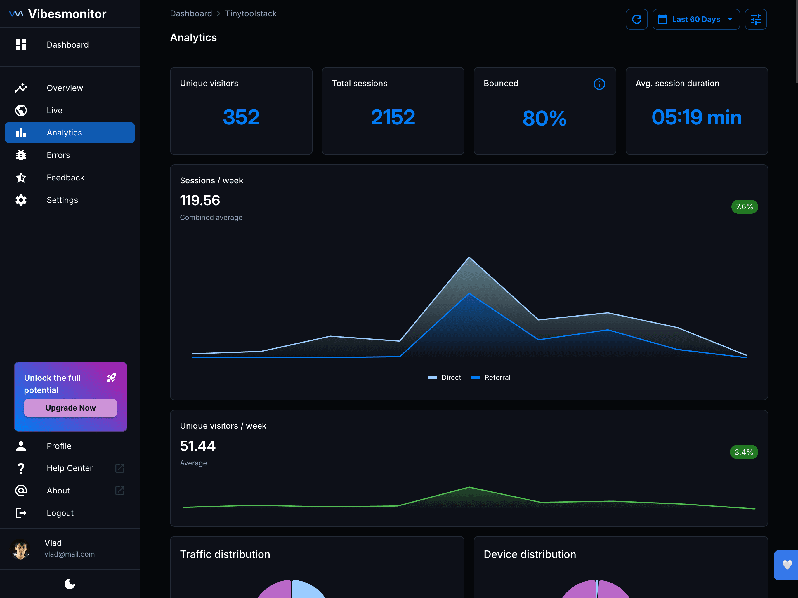 vibesmonitor.com screenshot 4