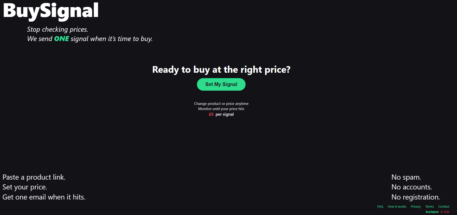 BuySignal screenshot 1