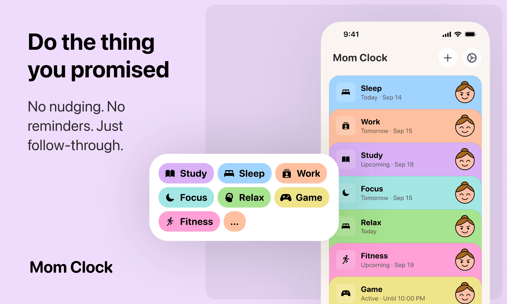Mom Clock screenshot 2