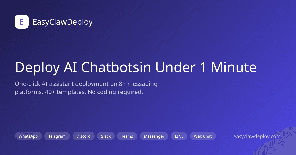 EasyClawDeploy screenshot 2