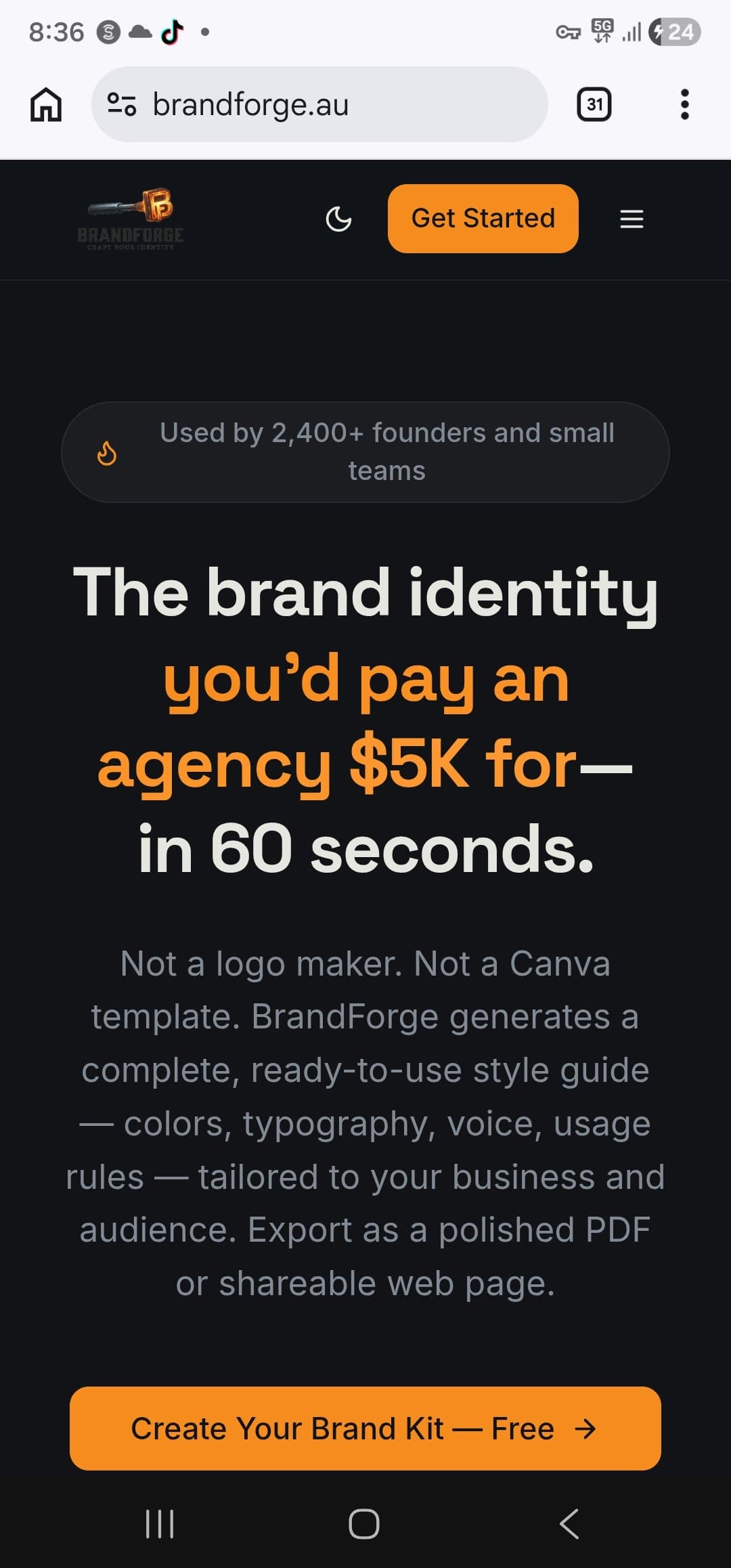 The Launch Identity screenshot 2