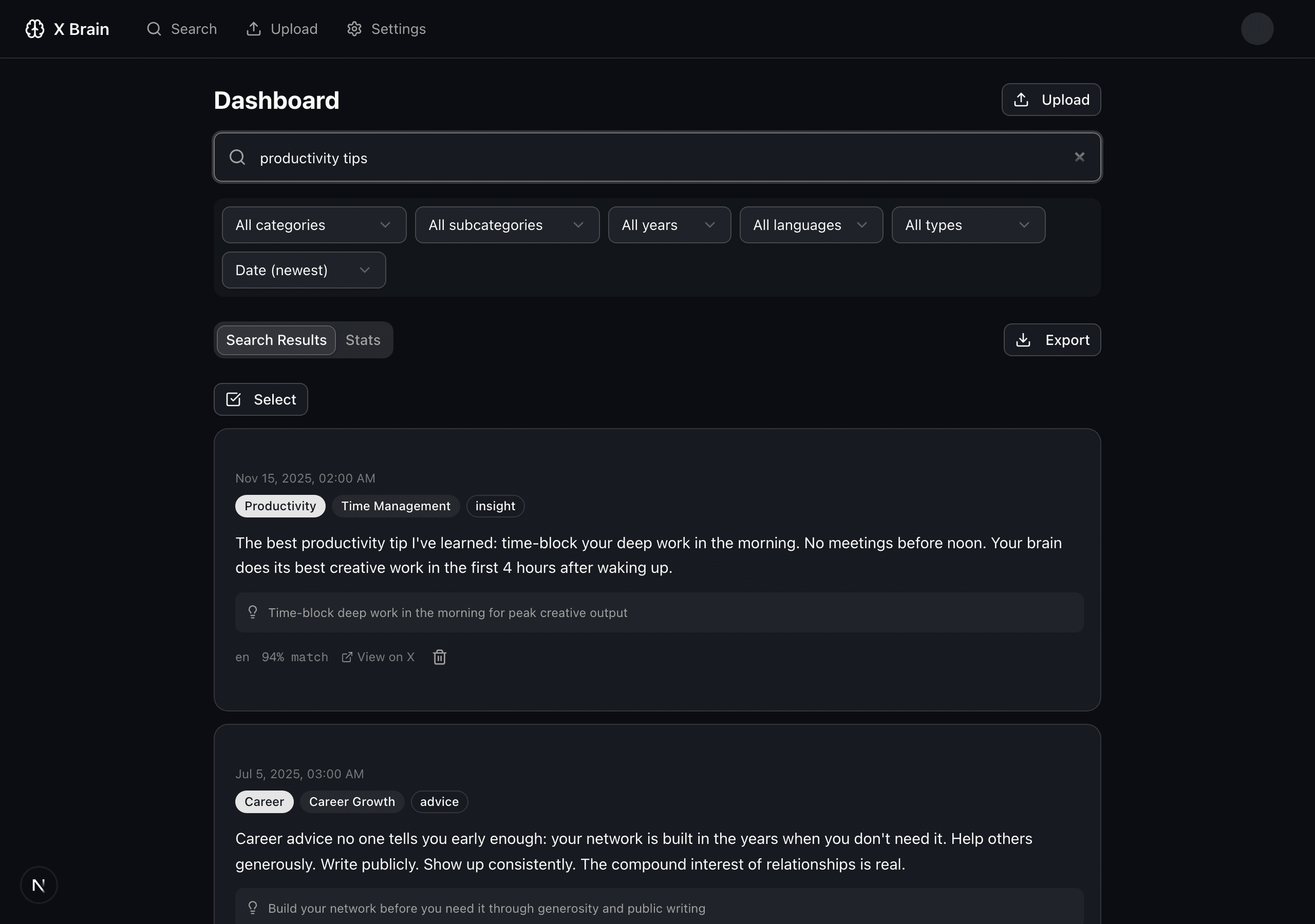 X Brain screenshot 6