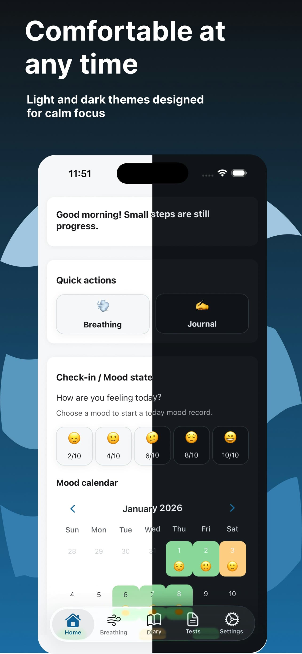 Cognitive Diary screenshot 2