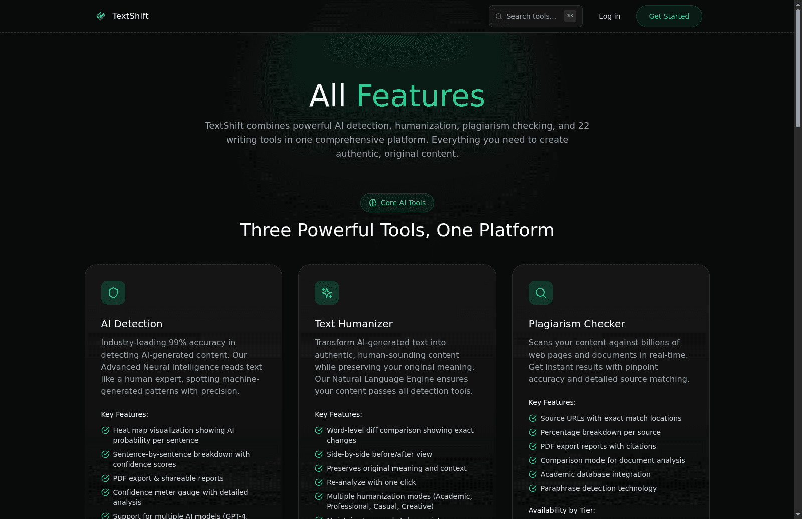 TextShift screenshot 1