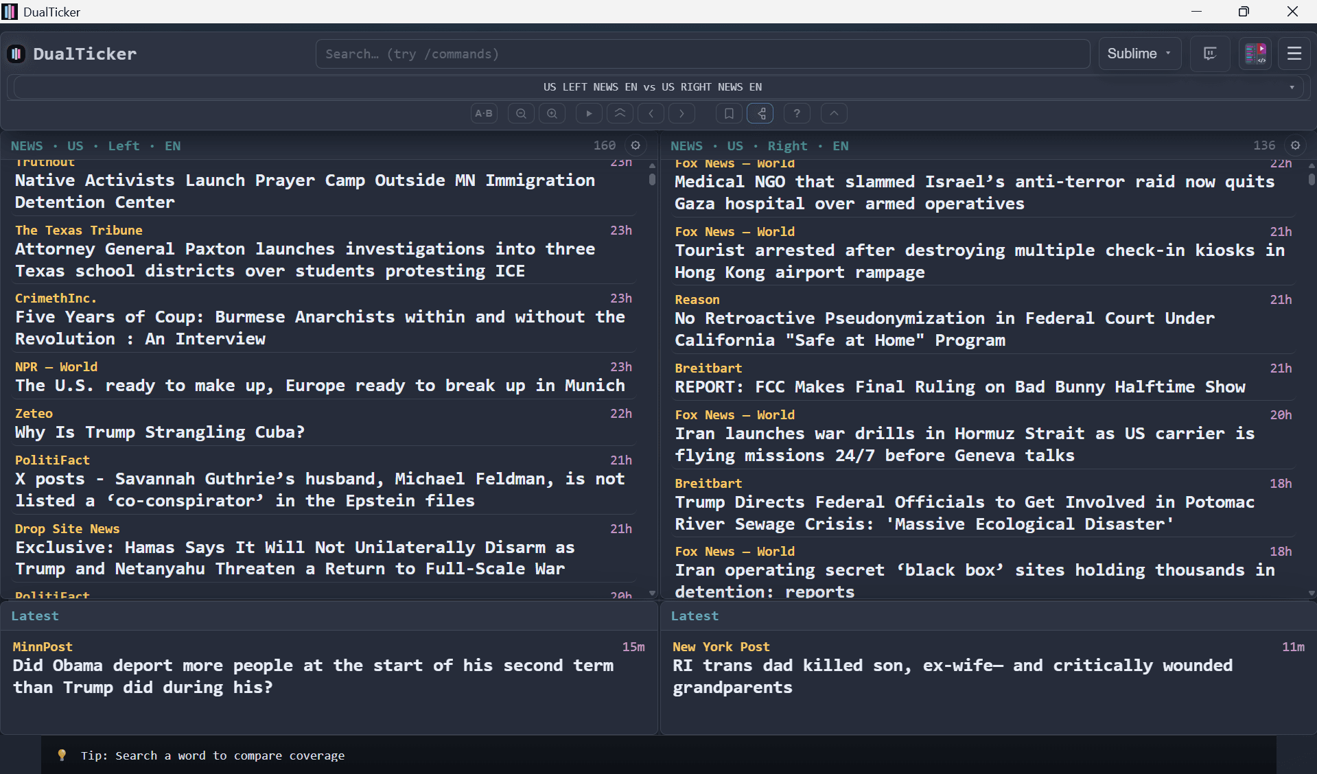 Dualticker screenshot 3